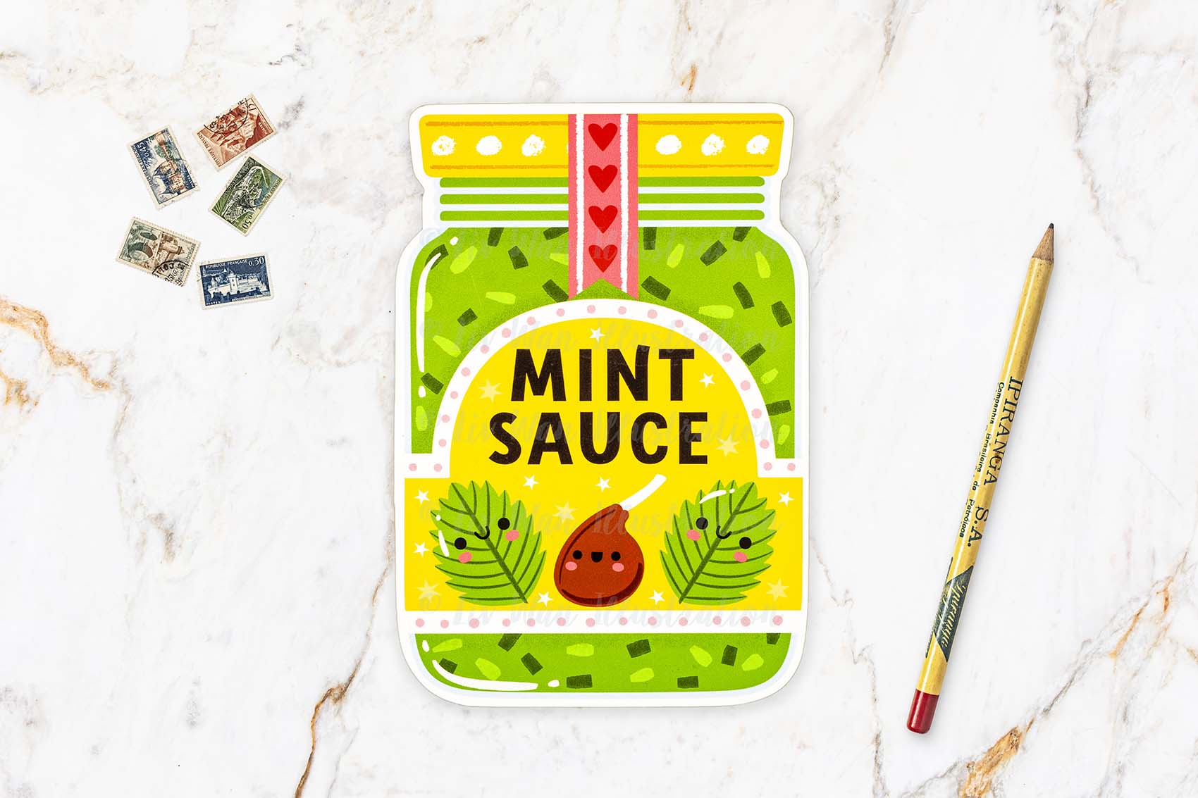 Mint Sauce Postcard