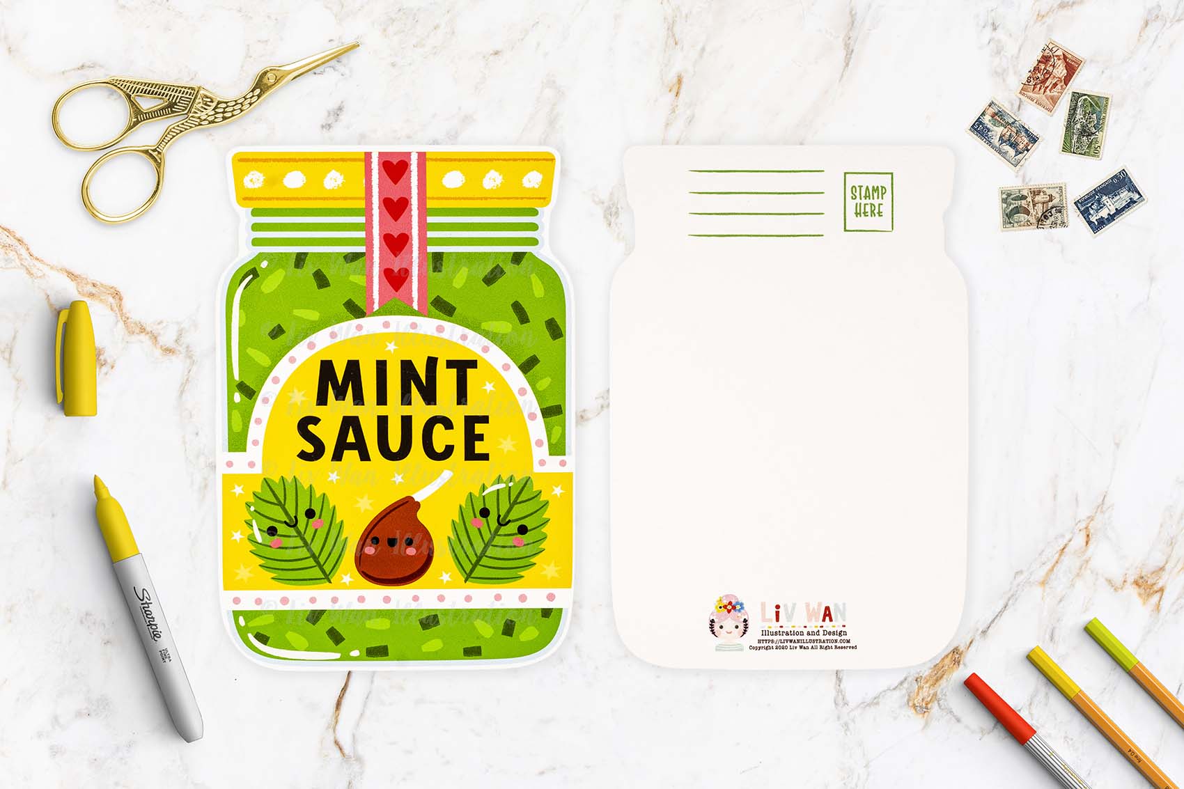 Mint Sauce Postcard