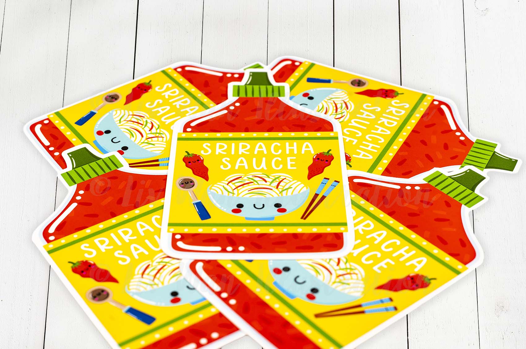 Sriracha Sauce Postcard