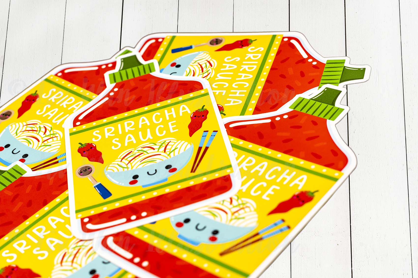 Sriracha Sauce Postcard