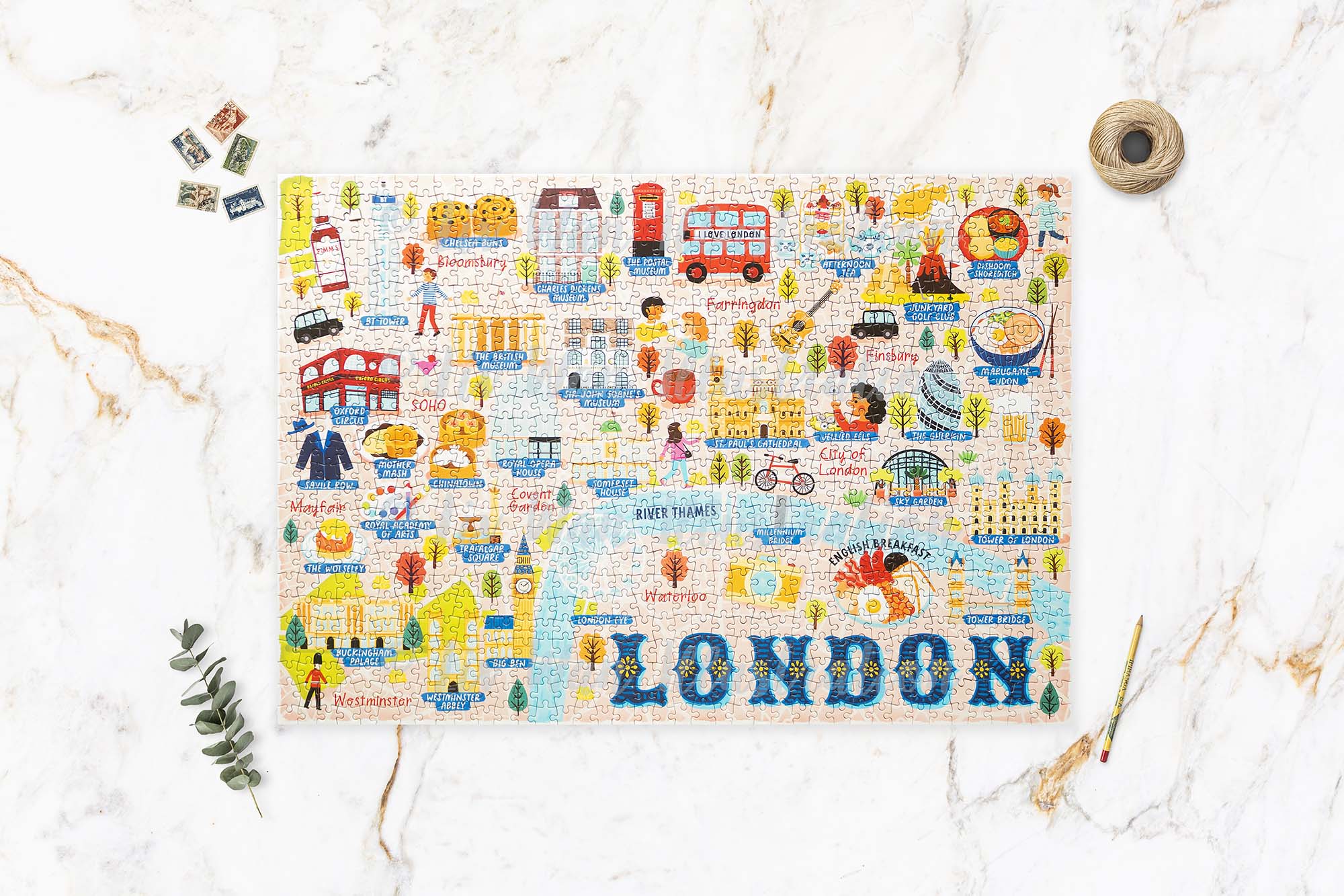 London Map Jigsaw Puzzle