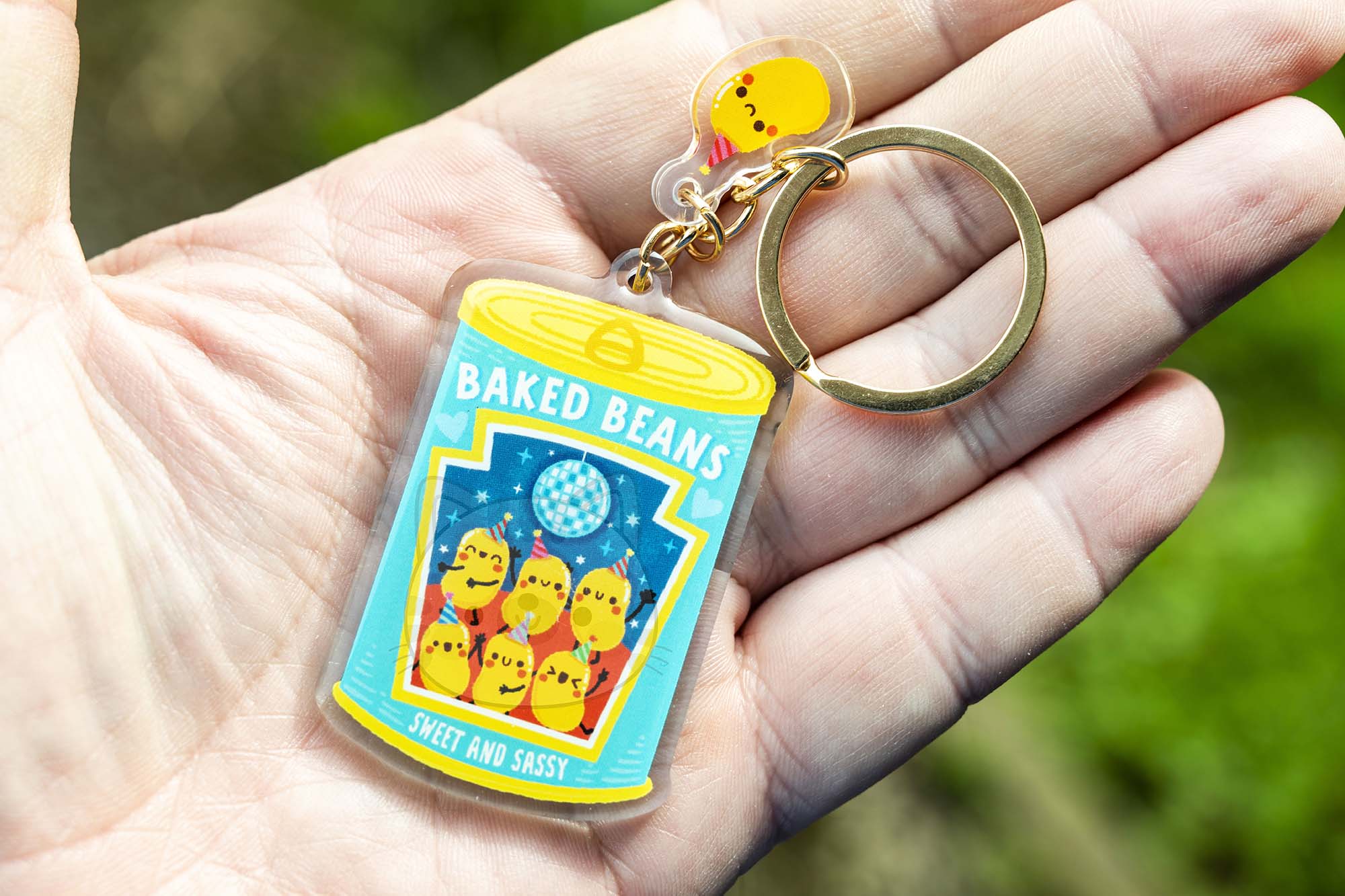 Baked Beans Keychain