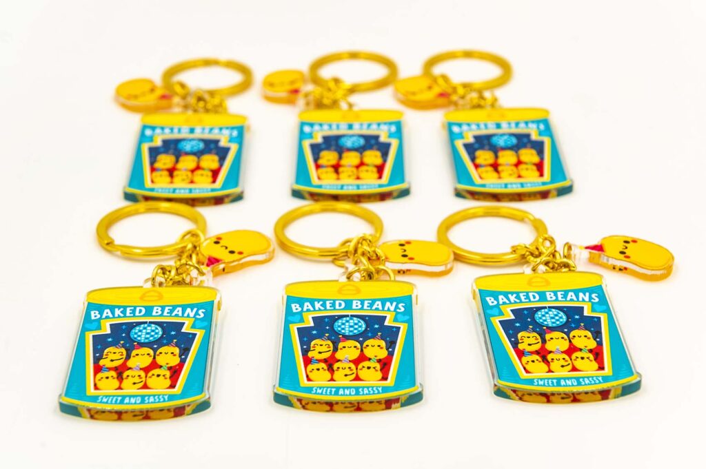Baked Beans Keychain Baked Beans Keychain
