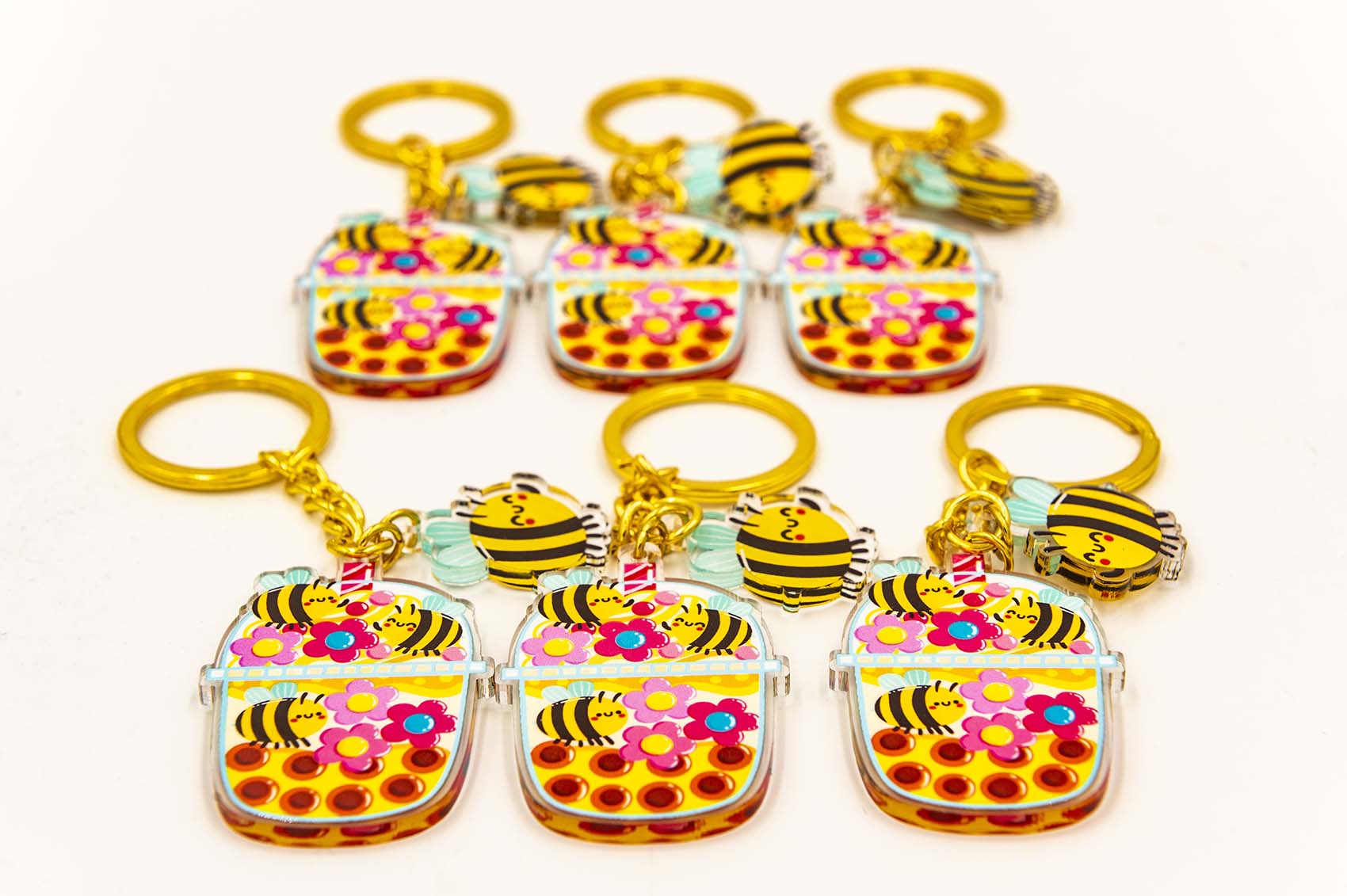 Bubble tea keychain