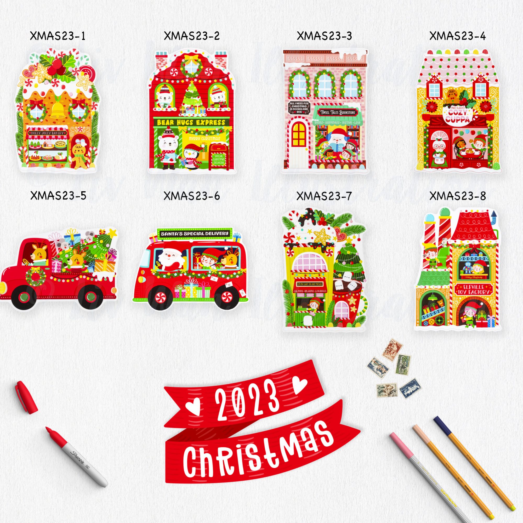 2023 Christmas Postcard Collection