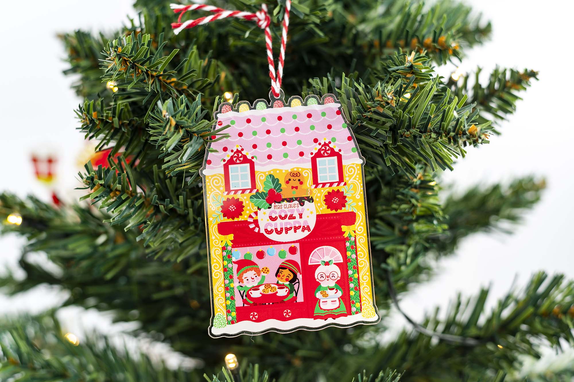 Coffee Shop Christmas Ornament