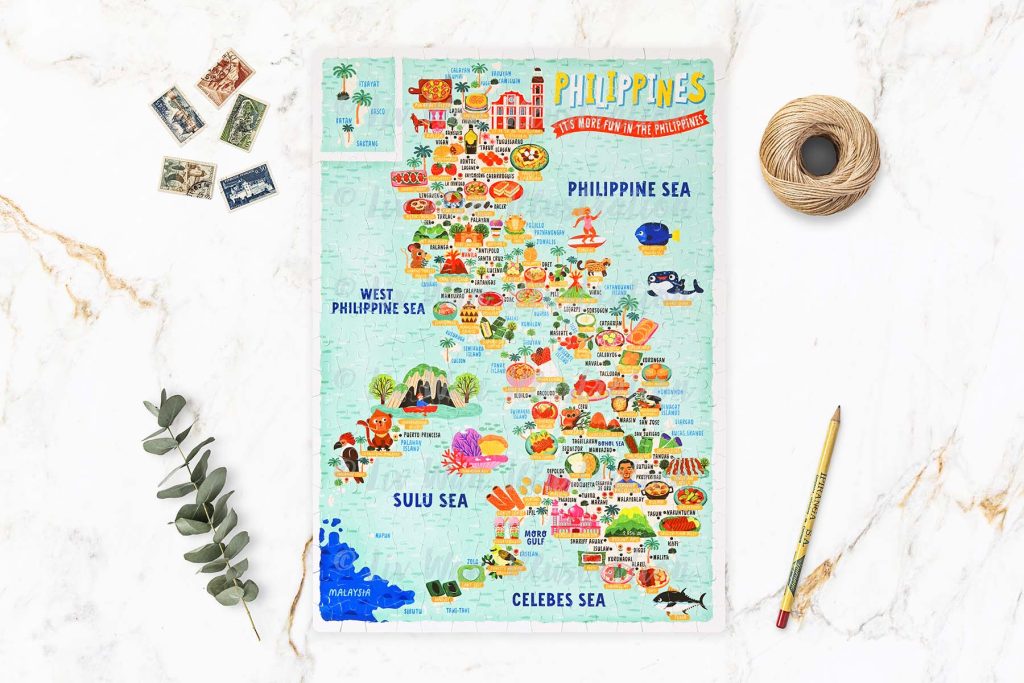 Philippines map jigsaw puzzle Philippines map jigsaw puzzle