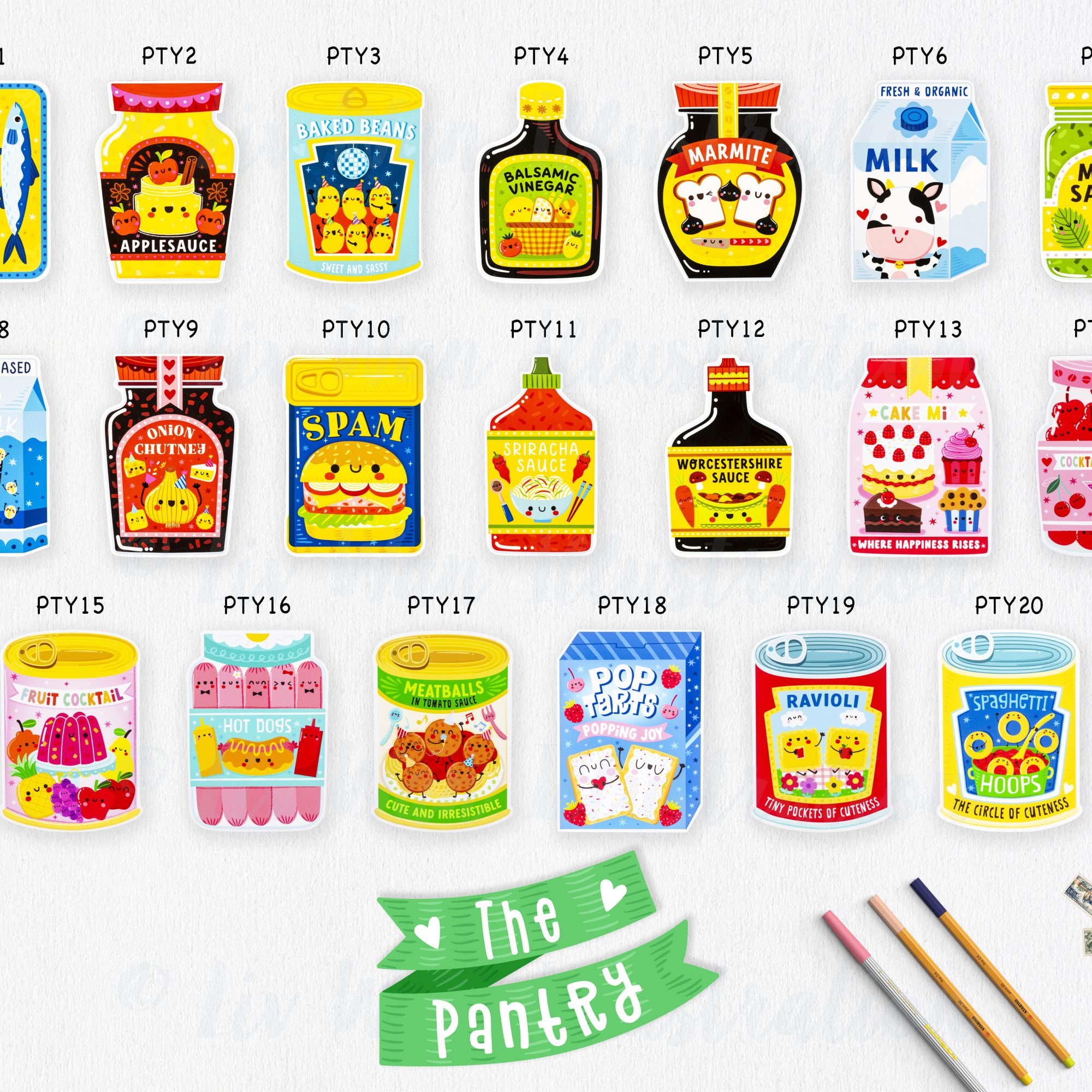 pantry postcard collection