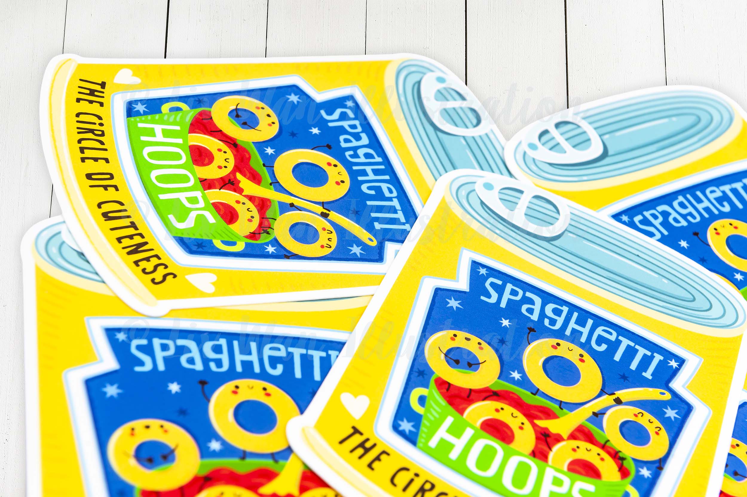 Spaghetti Hoops Postcard