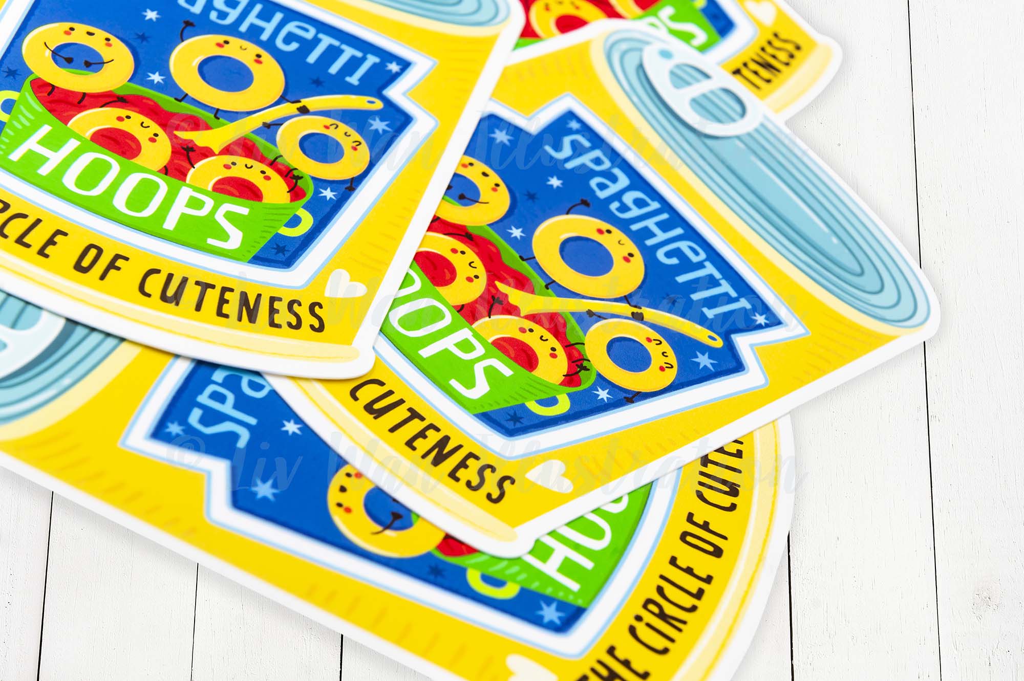 Spaghetti Hoops Postcard