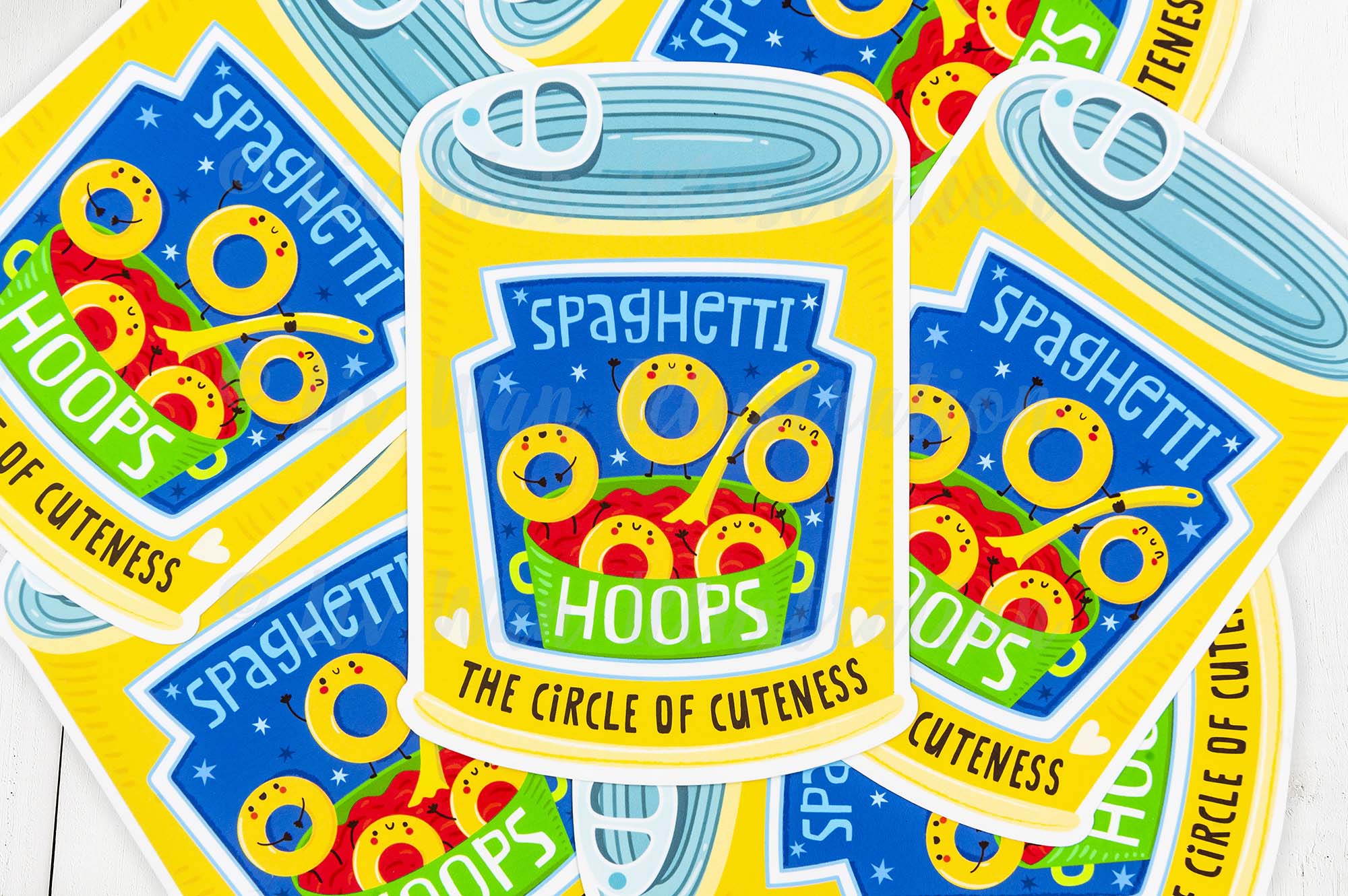 Spaghetti Hoops Postcard