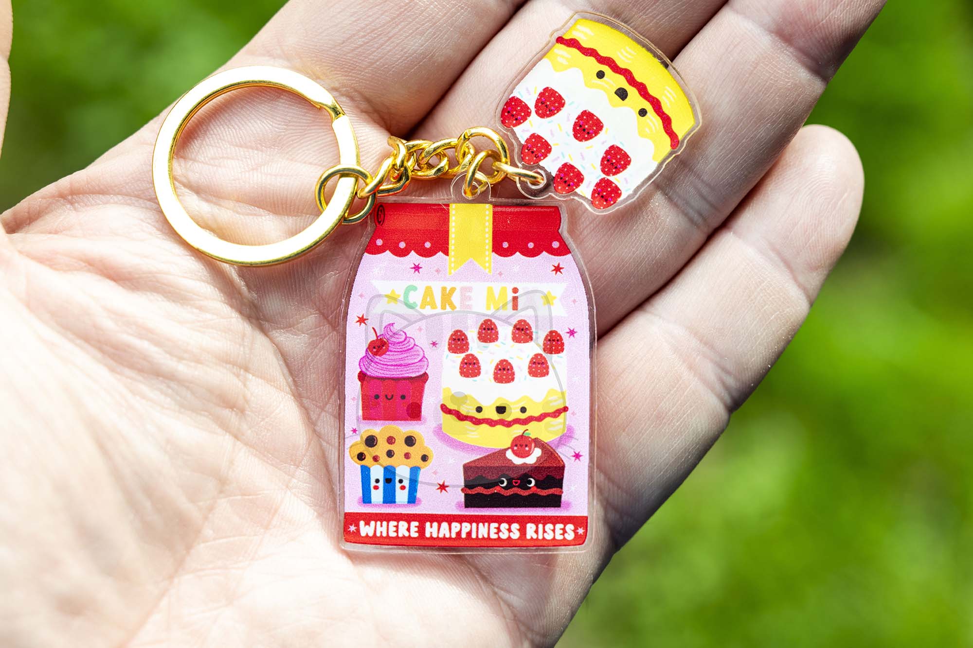 cake mix keychain