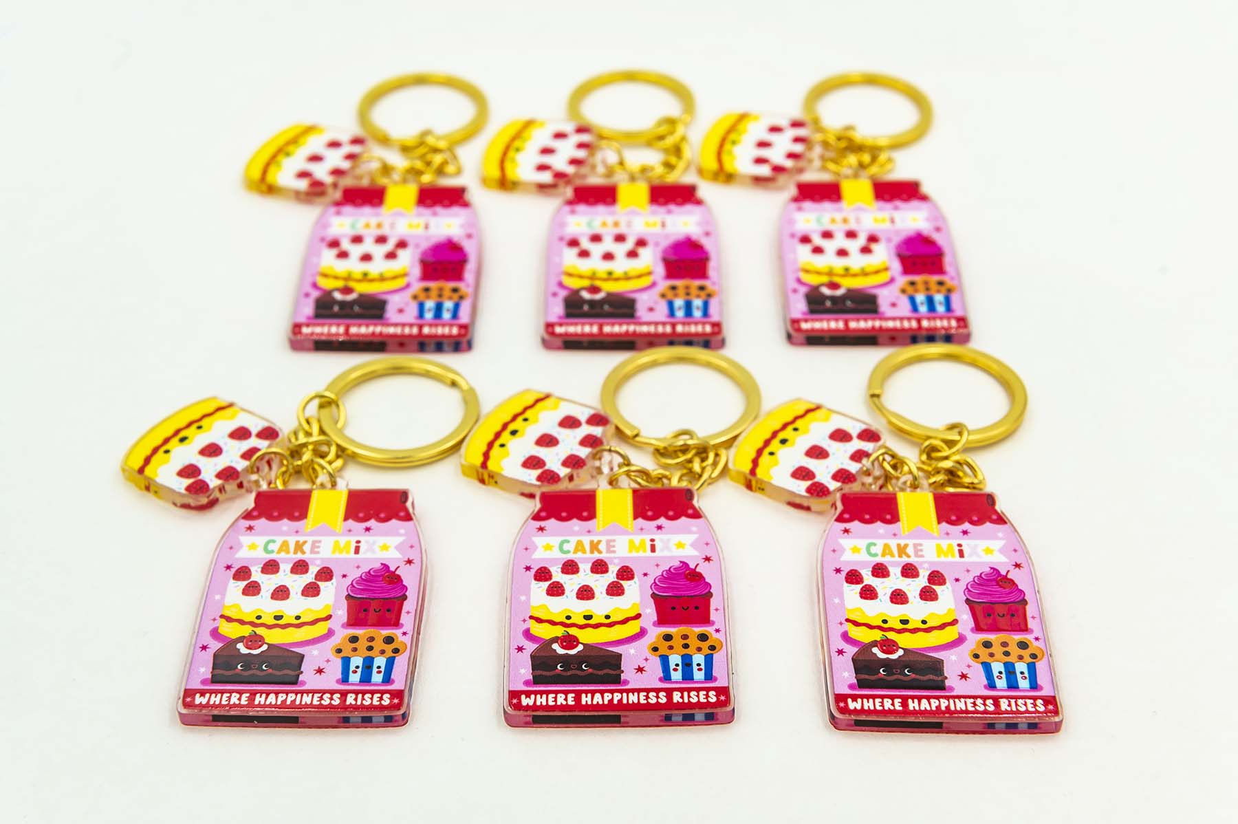Cake Mix Keychain