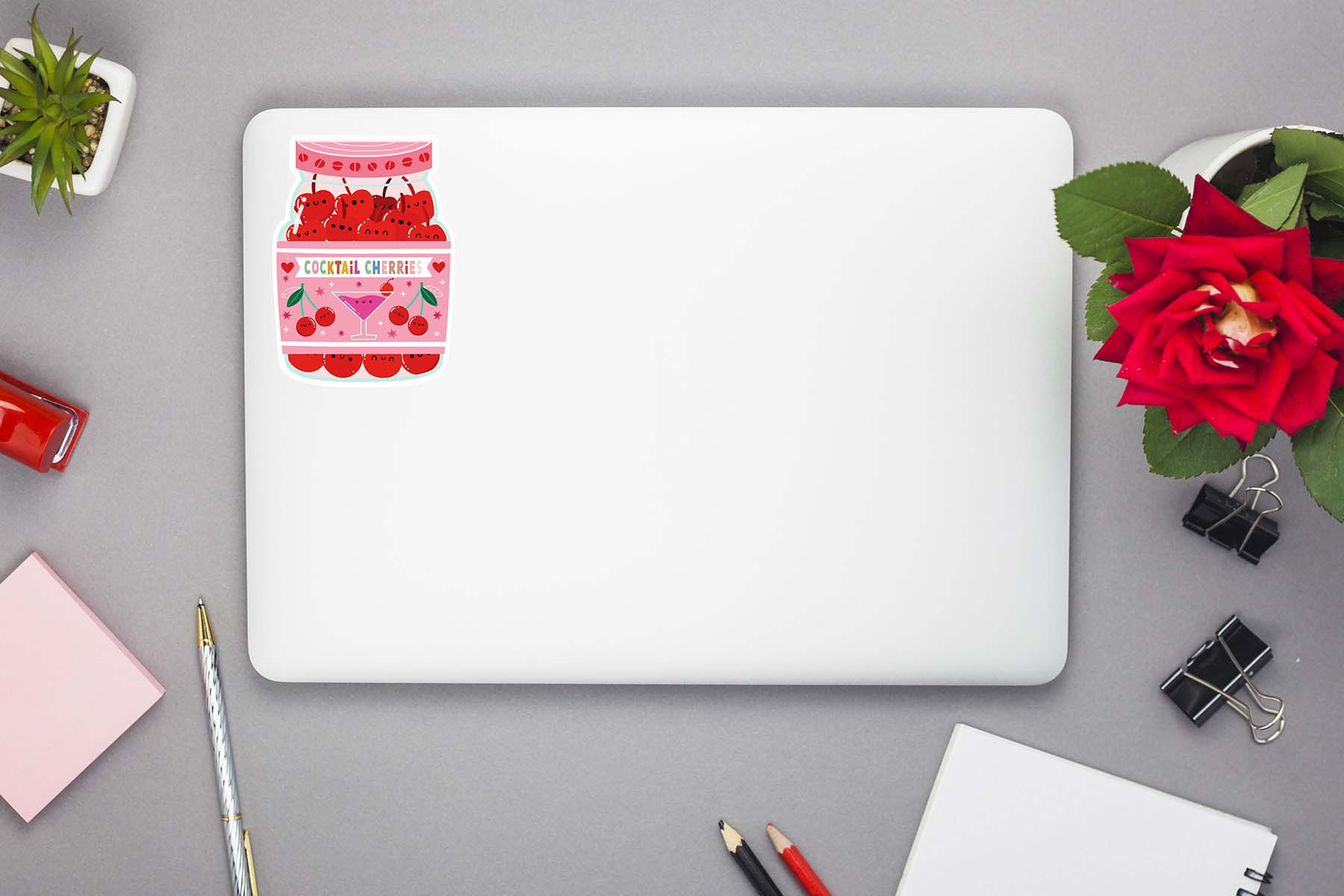 Cocktail Cherries Sticker