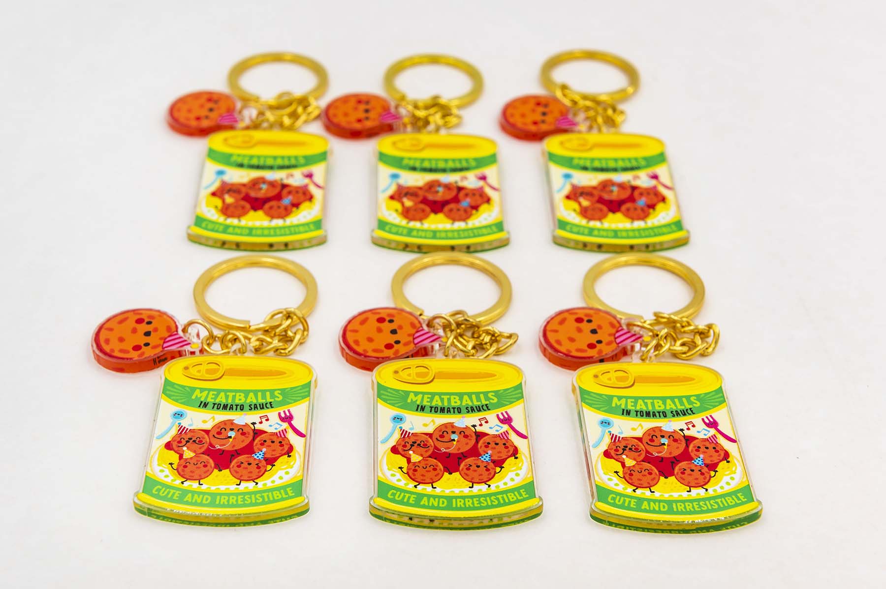 Meatballs Keychain
