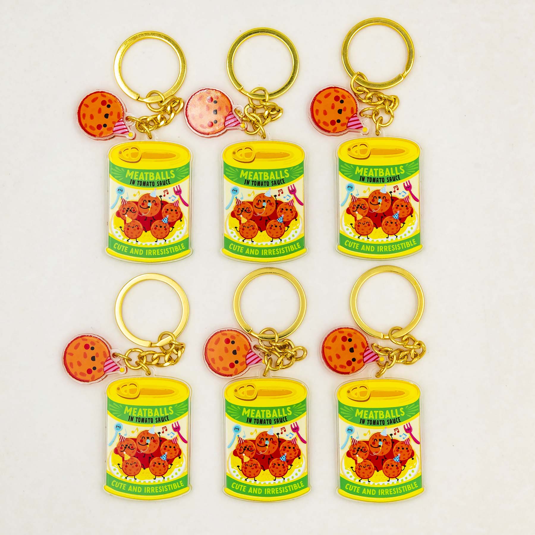 Meatballs Keychain