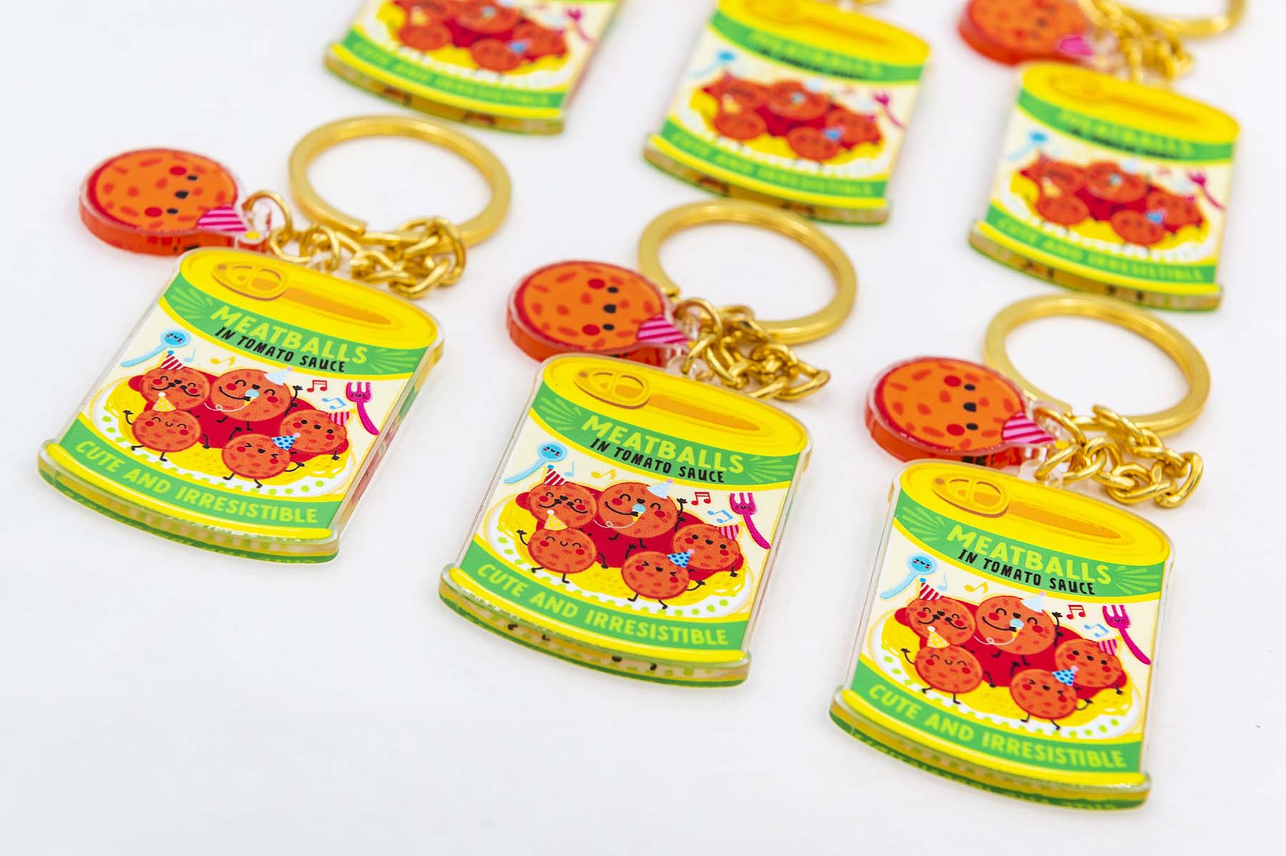 Meatballs Keychain