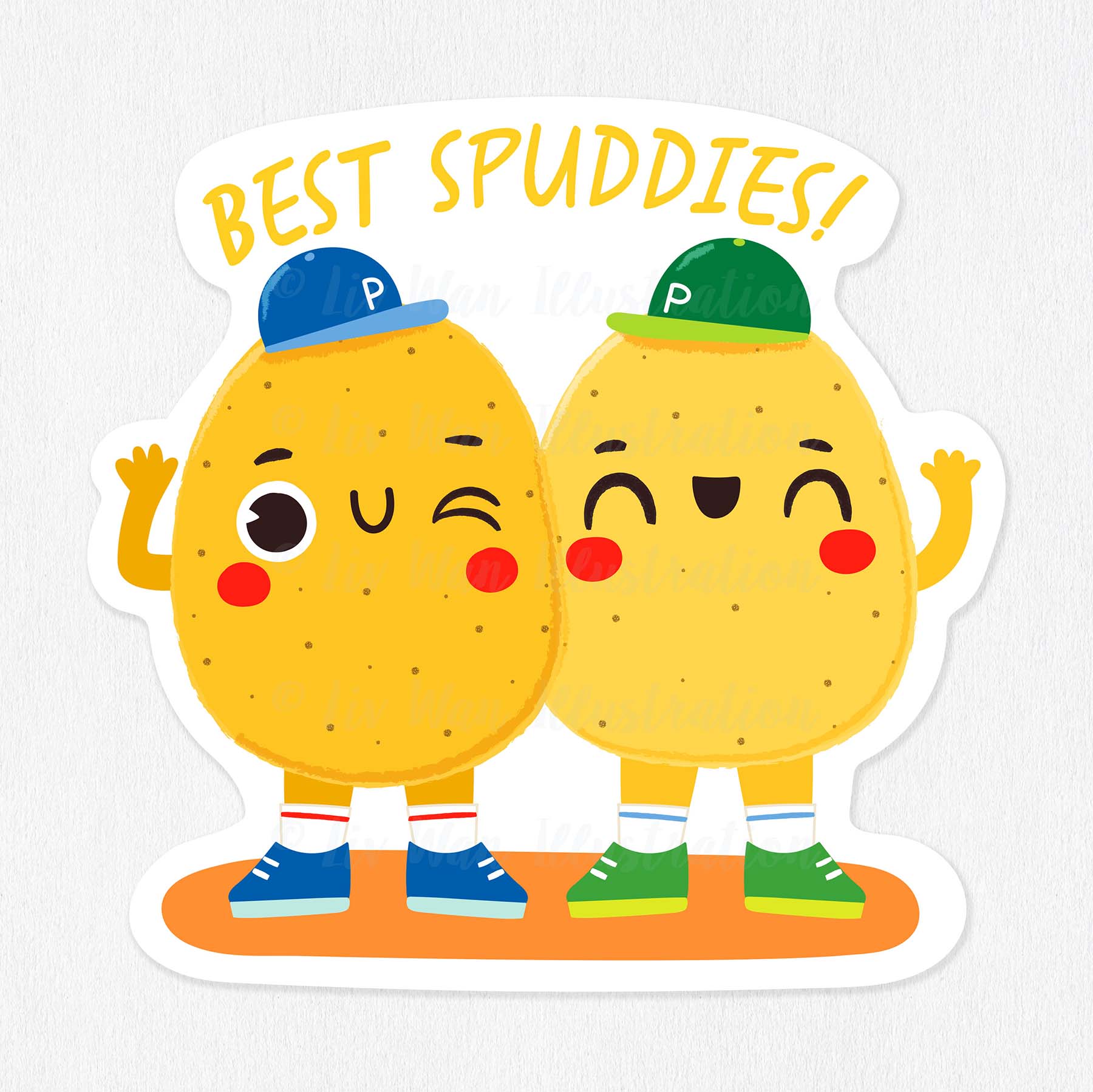 Potato Food Pun Sticker