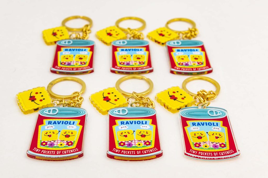 Ravioli Keychain Ravioli Keychain