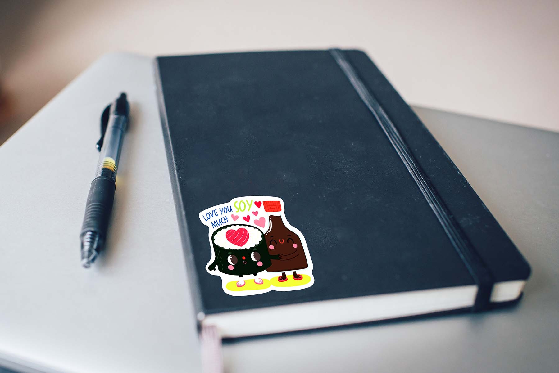 Soy Sauce Food Pun Sticker