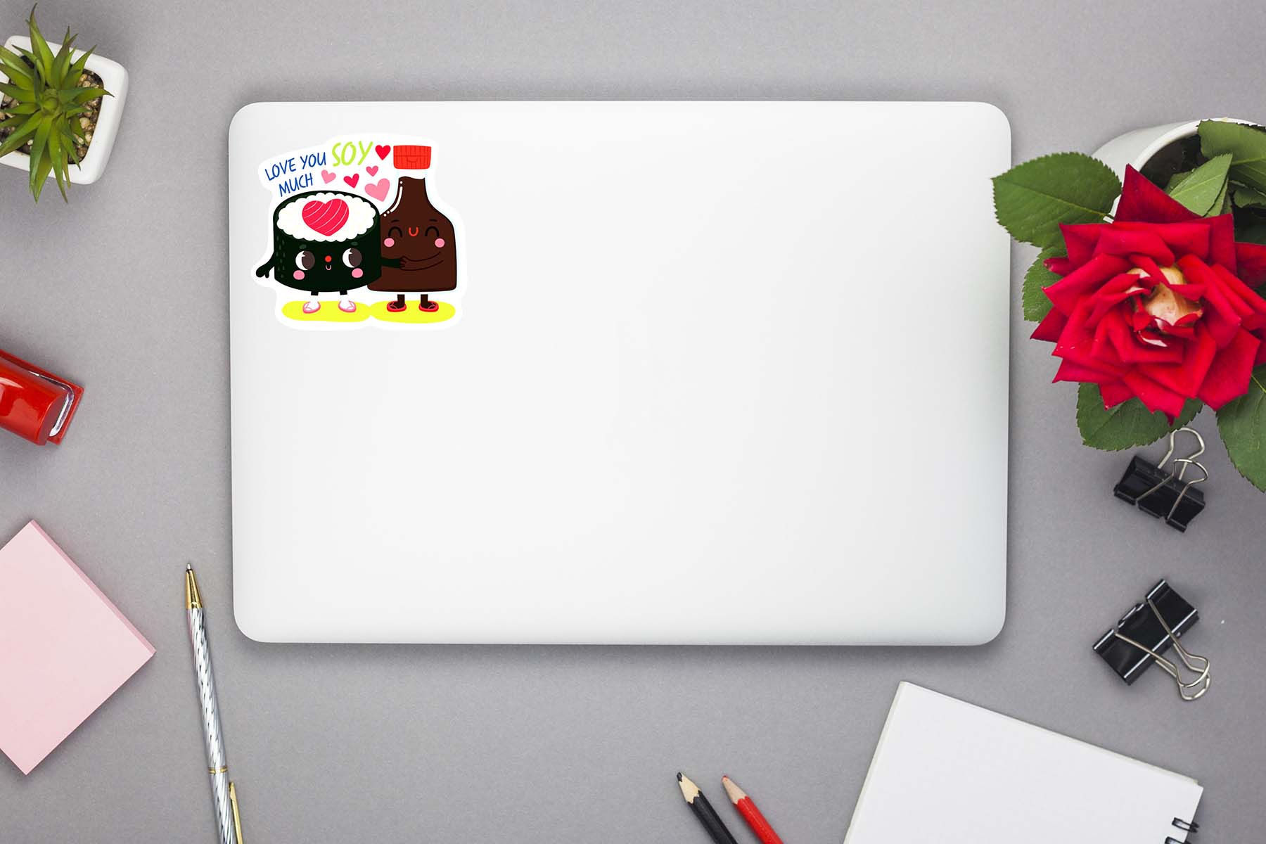 Soy Sauce Food Pun Sticker