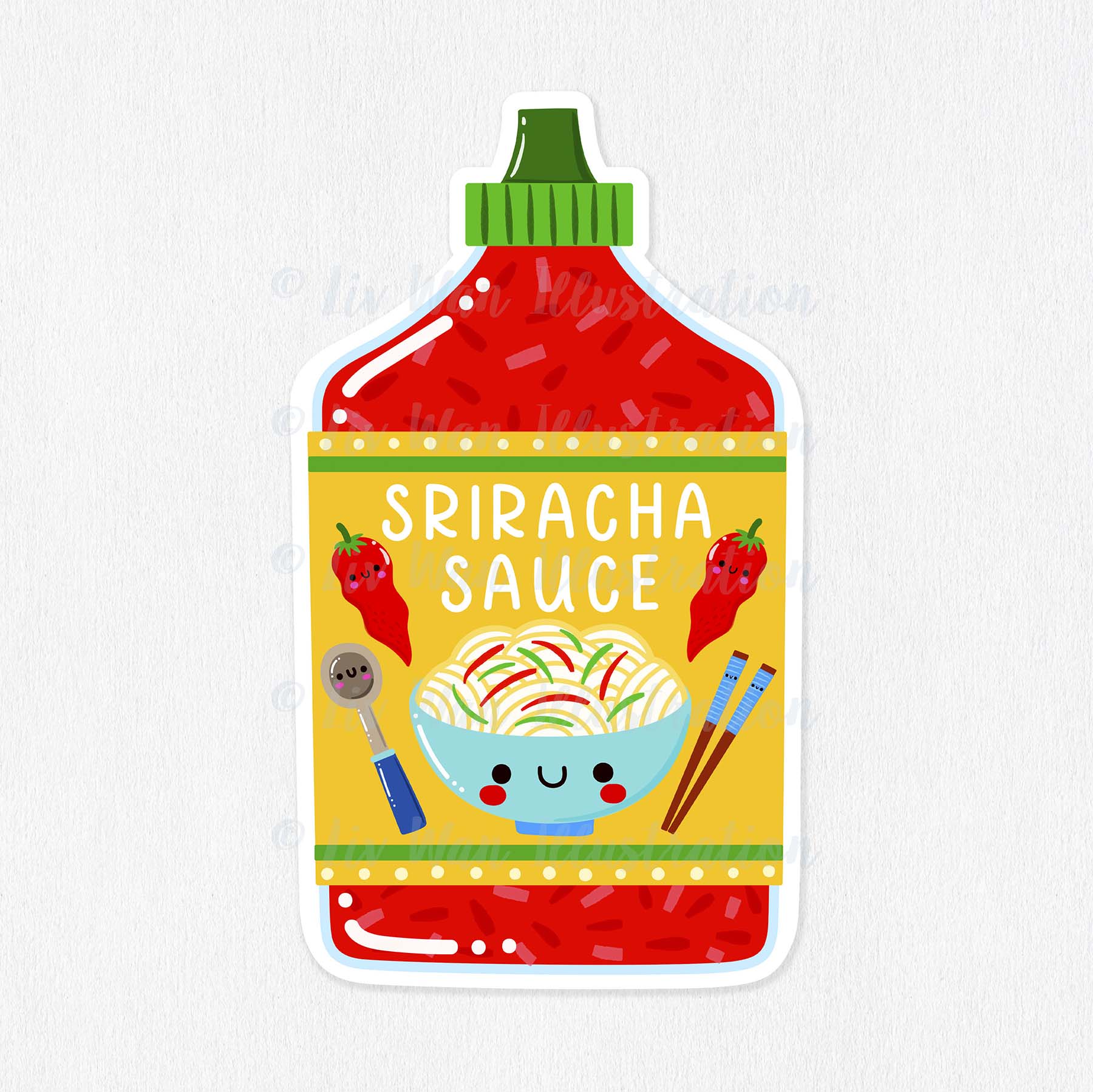 Sriracha Sauce Sticker