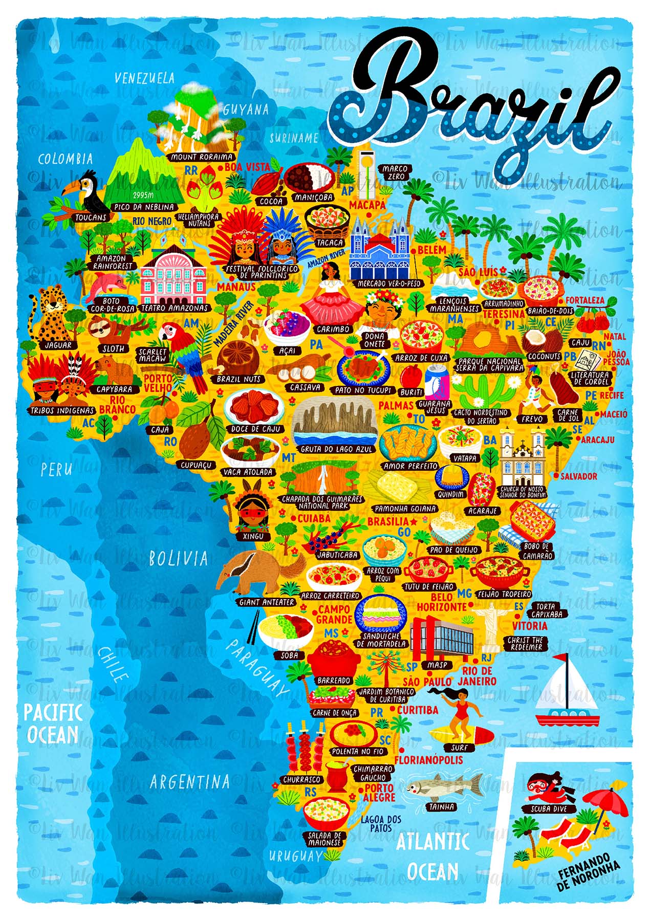 brazil map