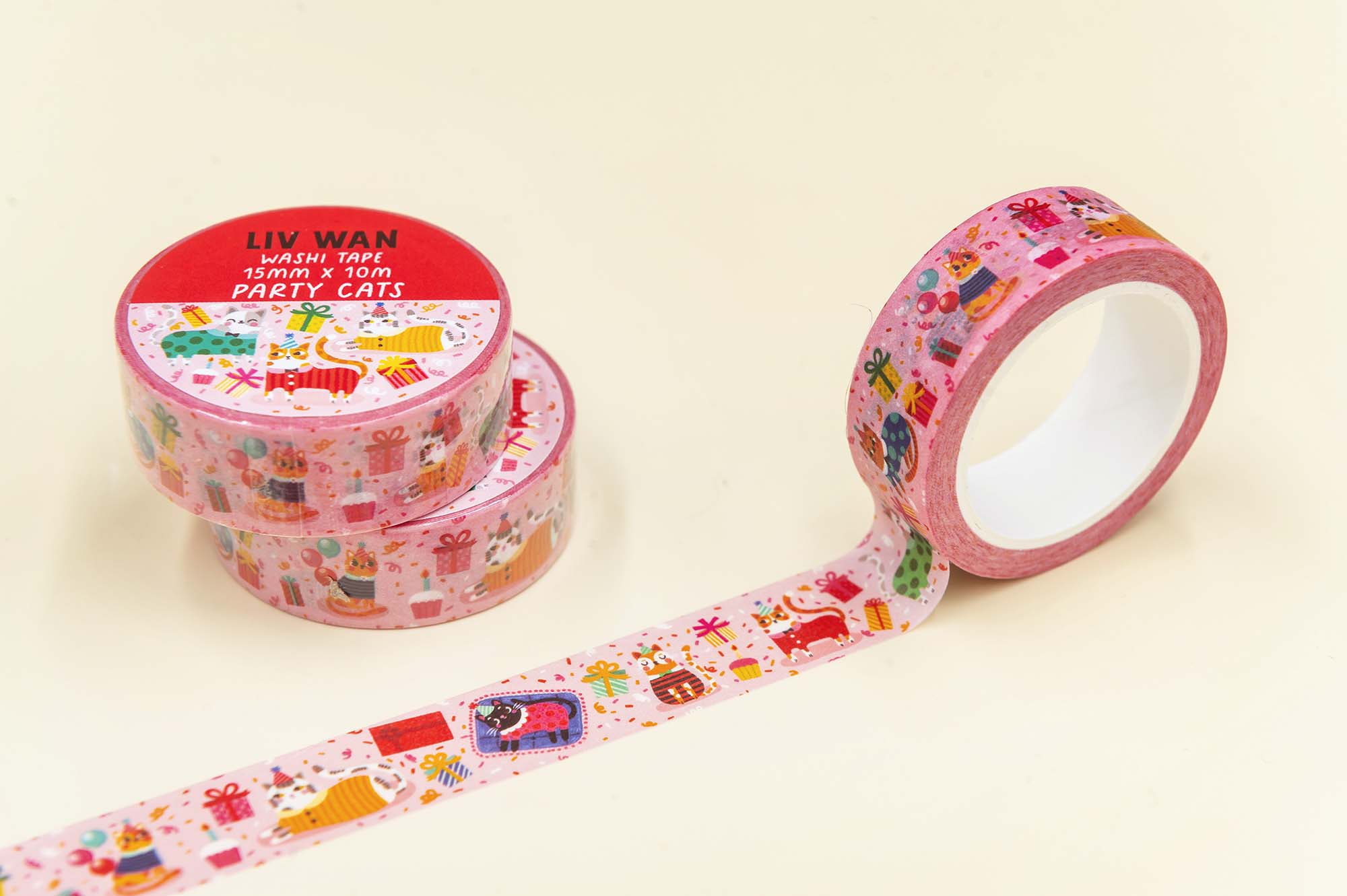Party Cats Washi Tape