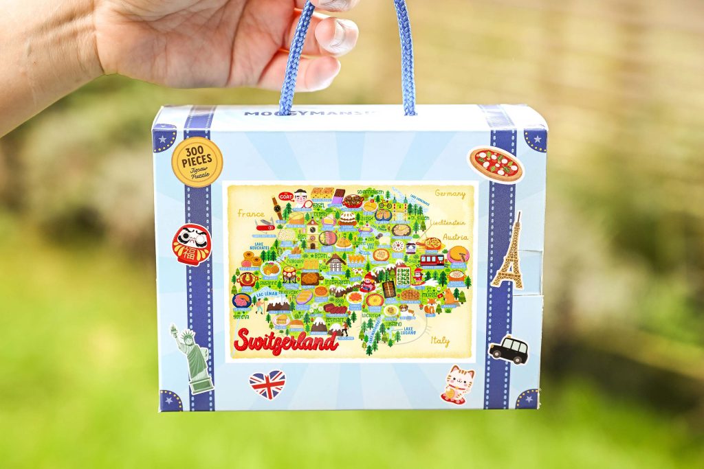 Switzerland map puzzle