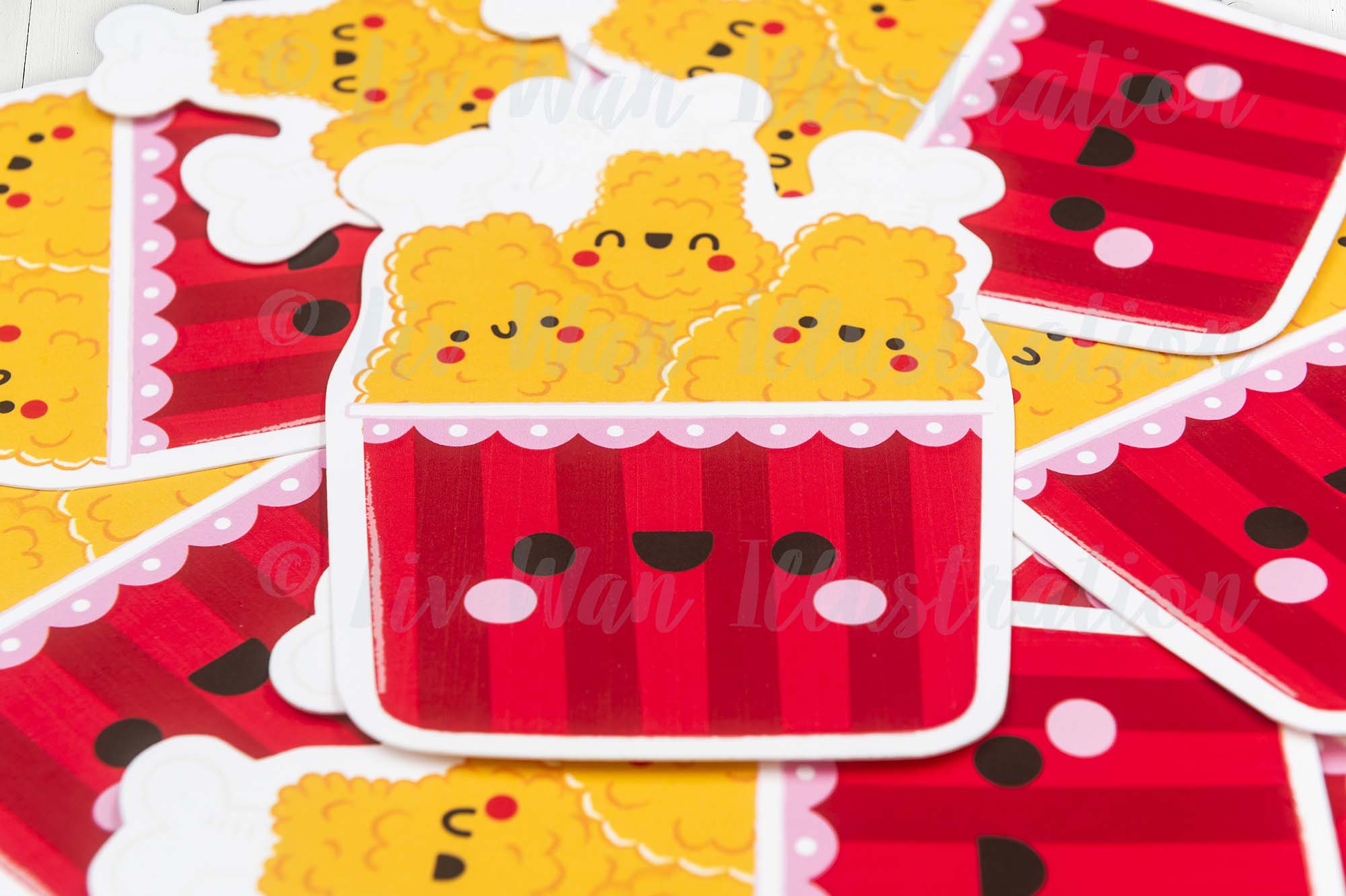 Fried Chicken Postcard