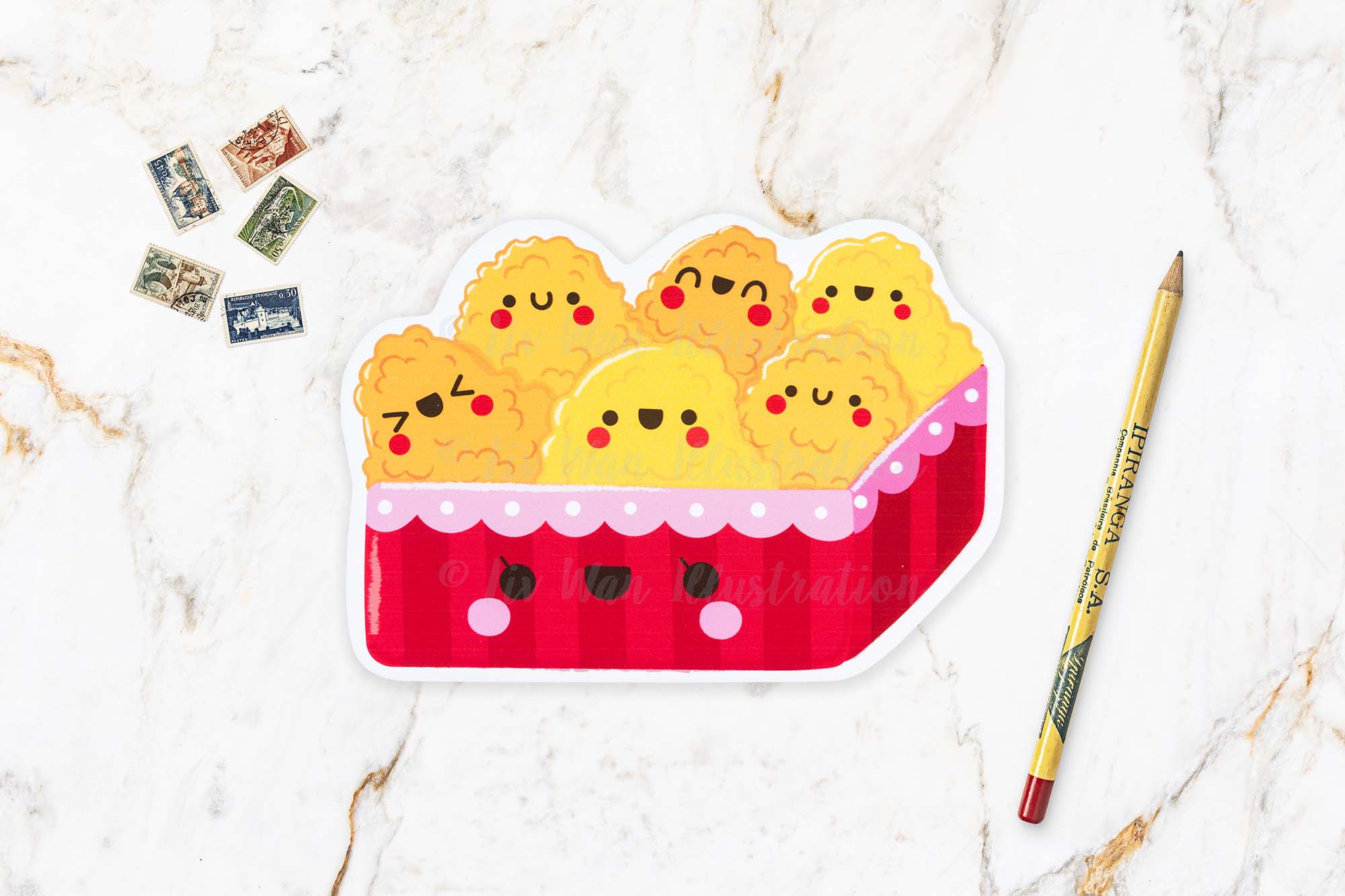 Chicken Nuggets Postcard