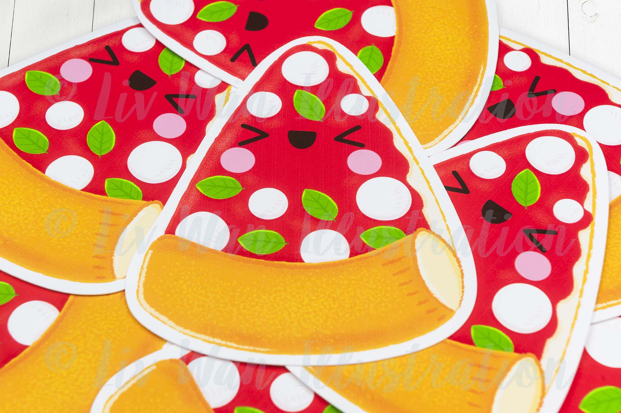 Margherita Pizza Postcard