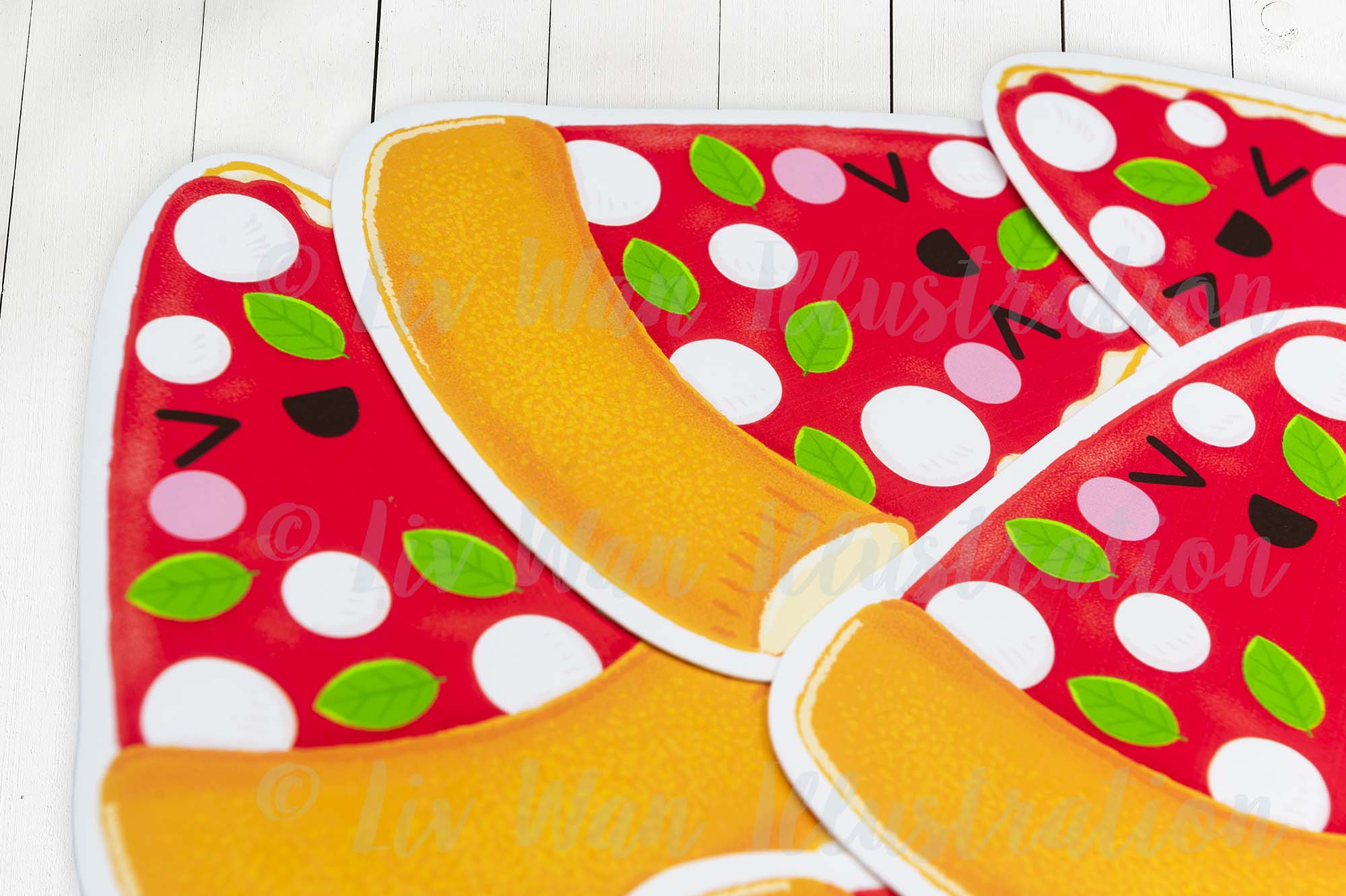 Margherita Pizza Postcard