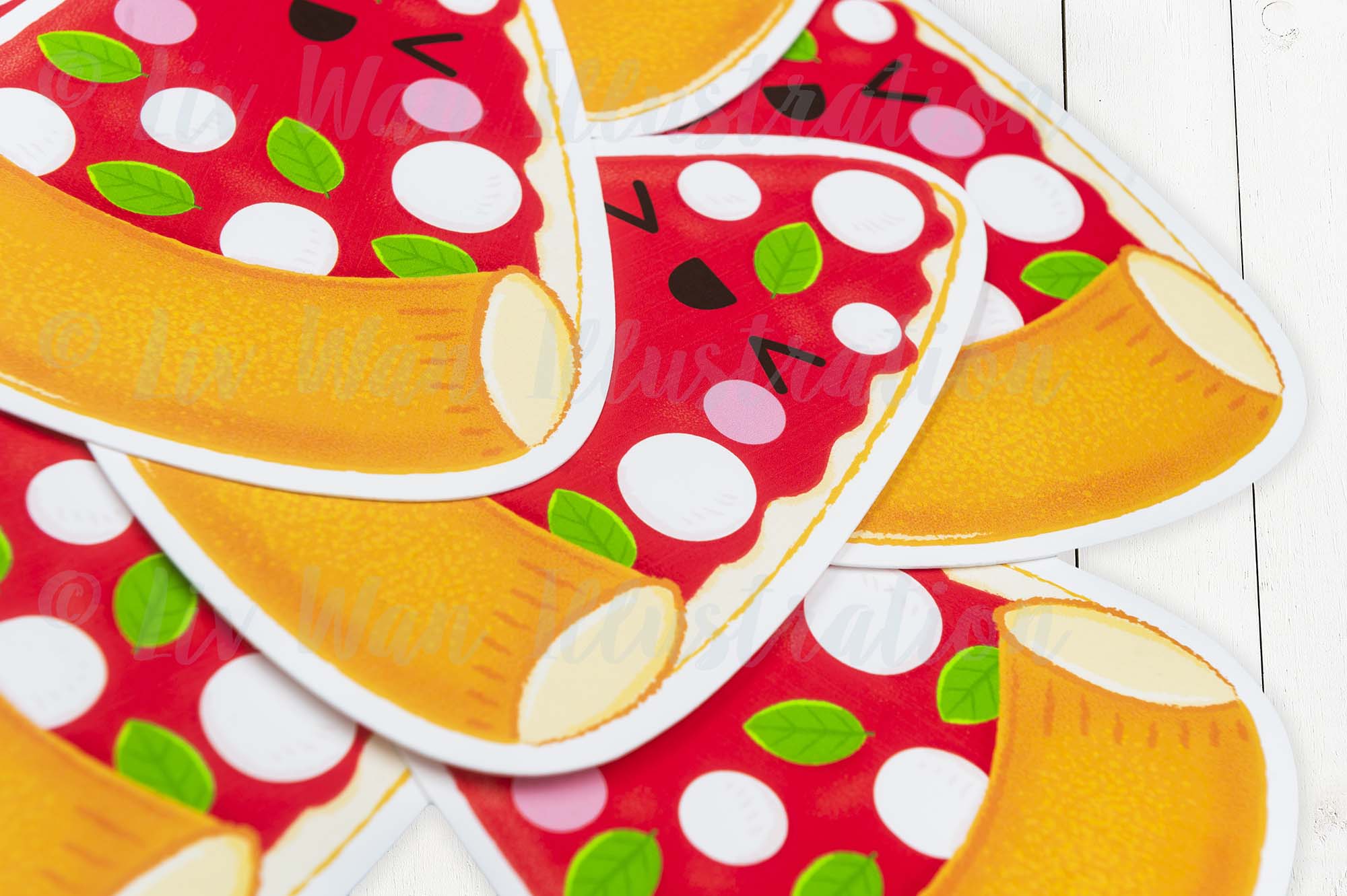 Margherita Pizza Postcard