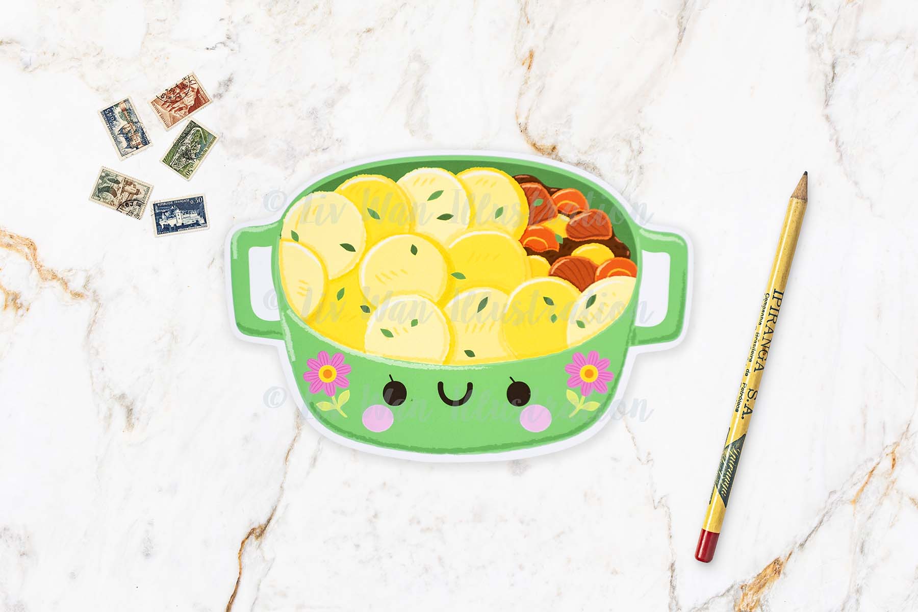 Lancashire Hot Pot Postcard