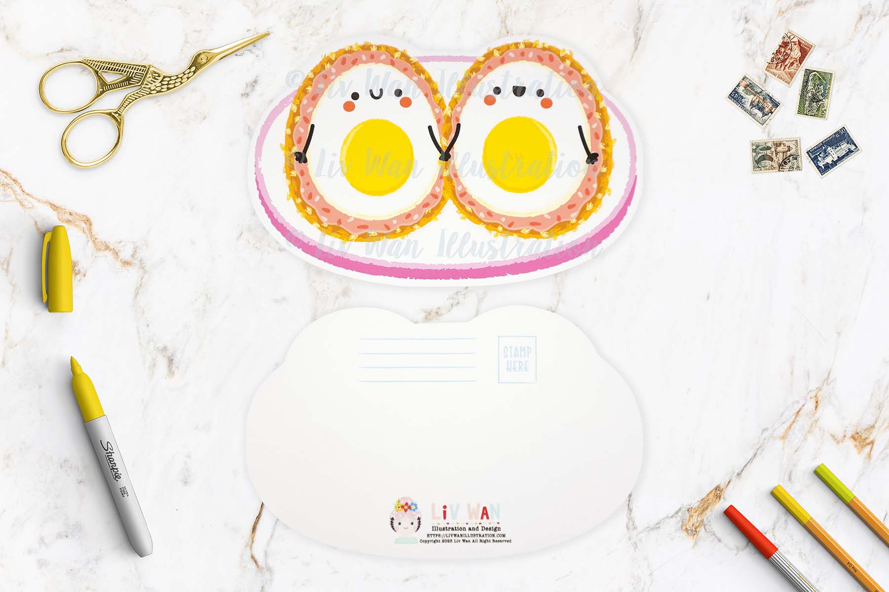 Scotch Eggs Postcard