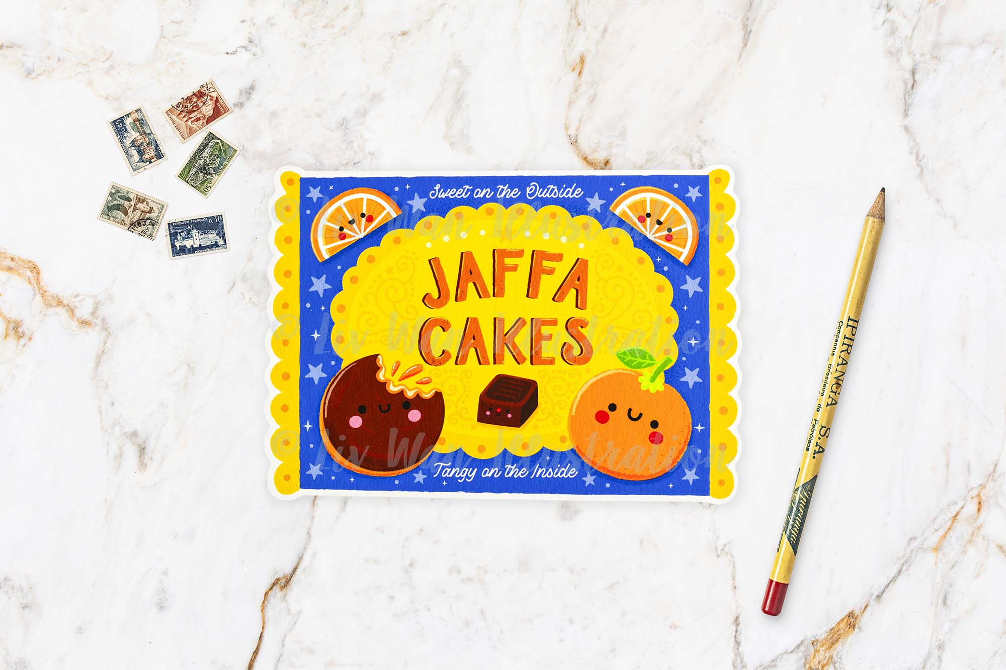 Jaffa Cakes Postcard