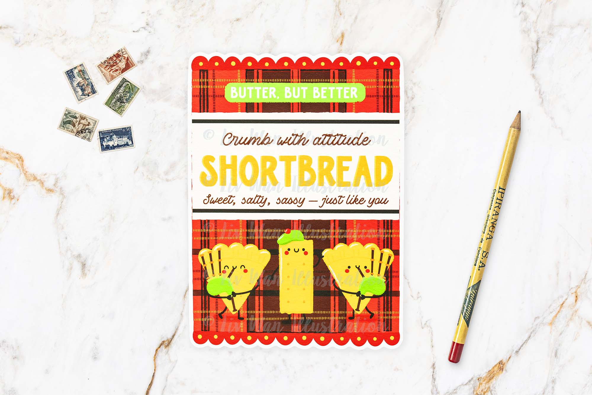 Shortbread Postcard
