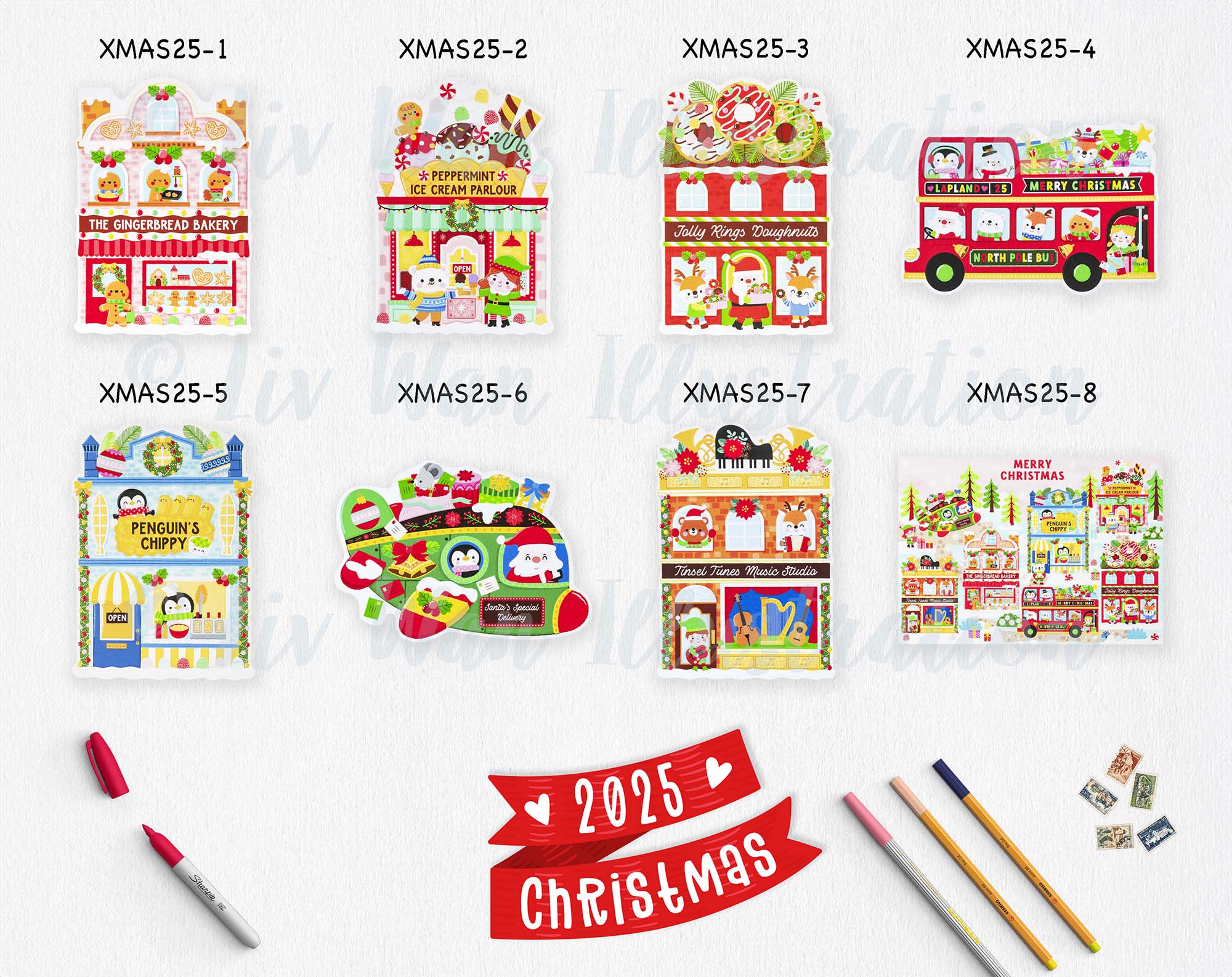 Christmas Postcard Collection
