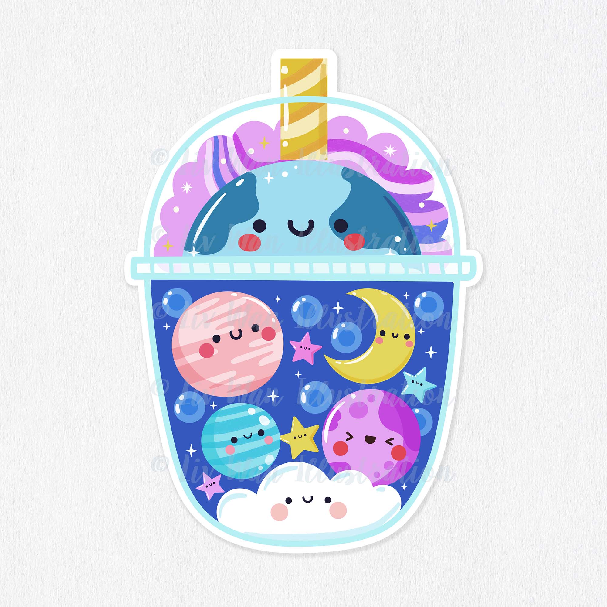 bubble tea sticker