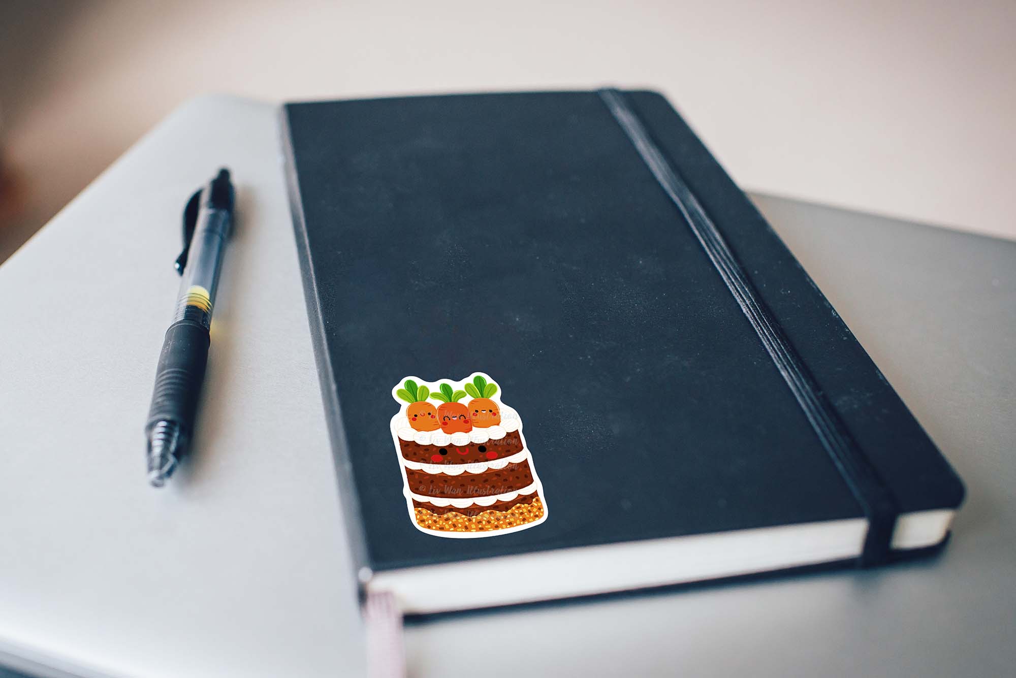 Carrot Cake Sticker