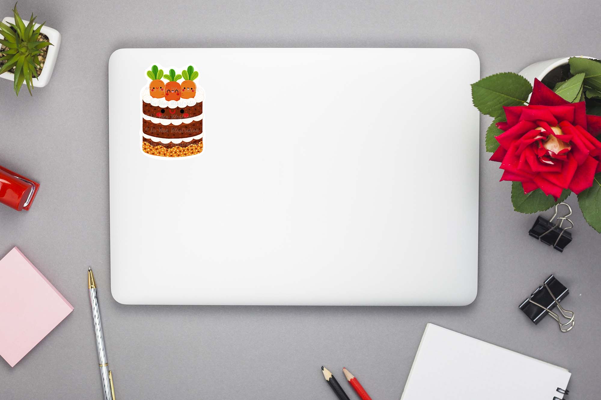 Carrot Cake Sticker