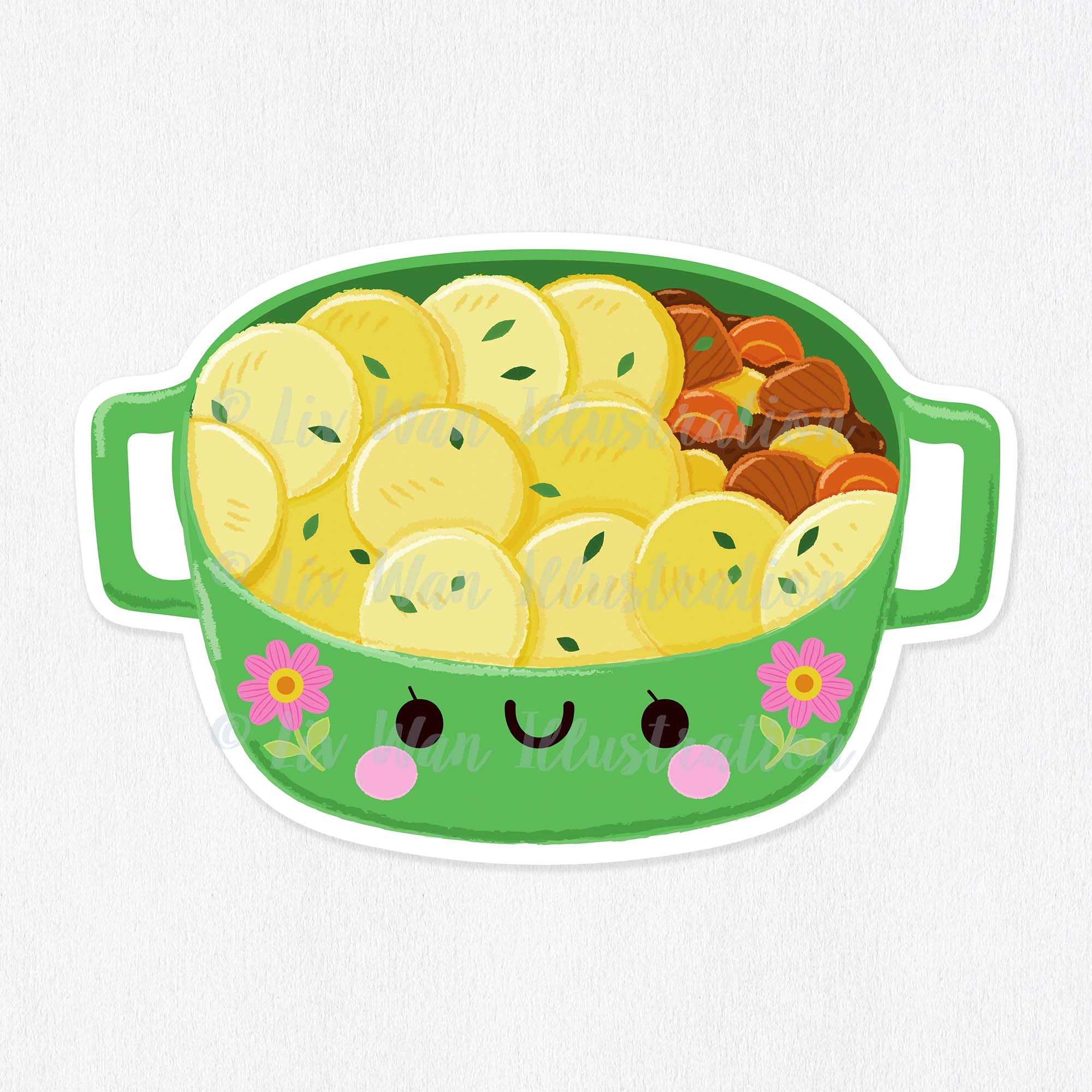 Lancashire Hot Pot Sticker