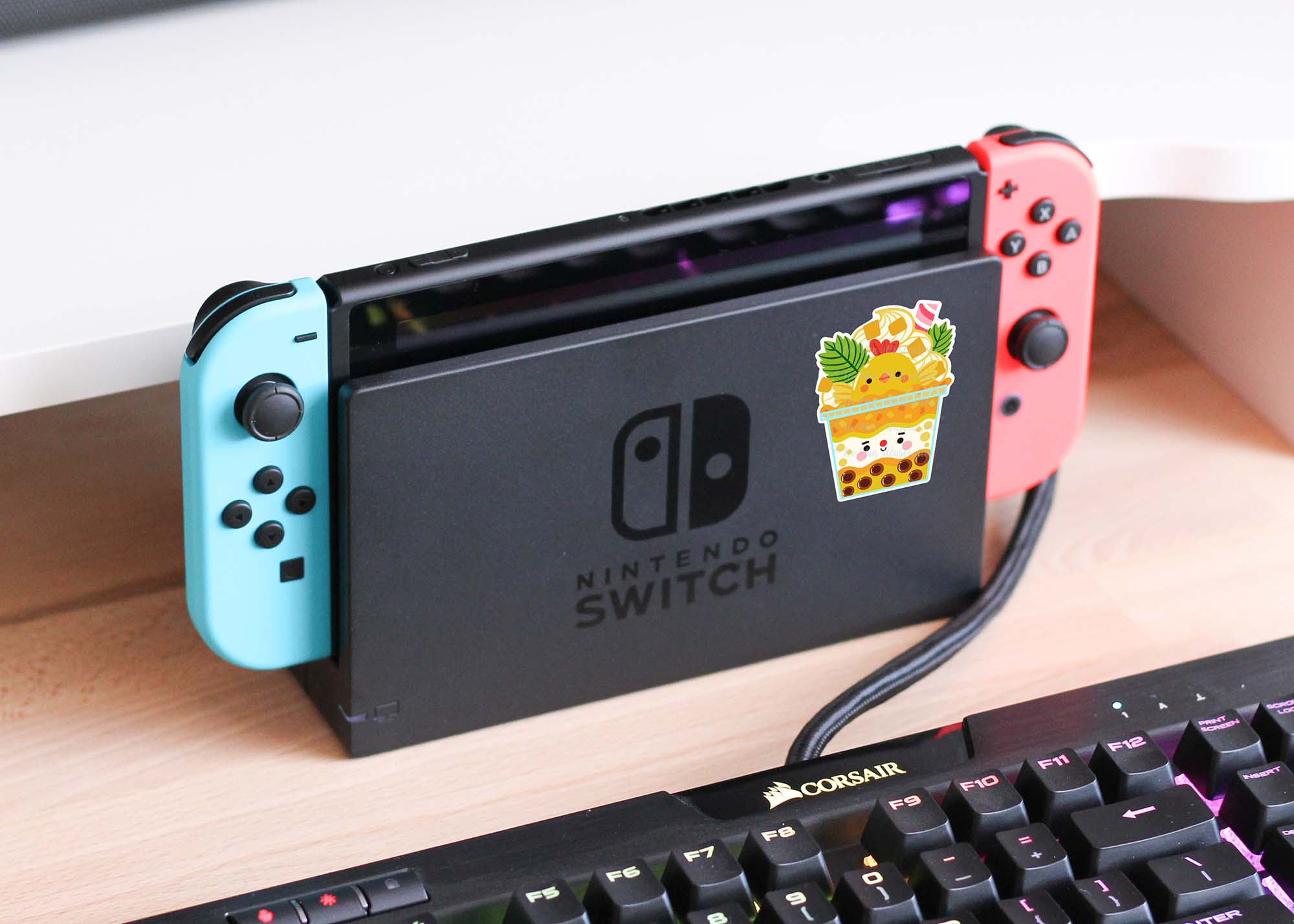 mango bubble tea sticker