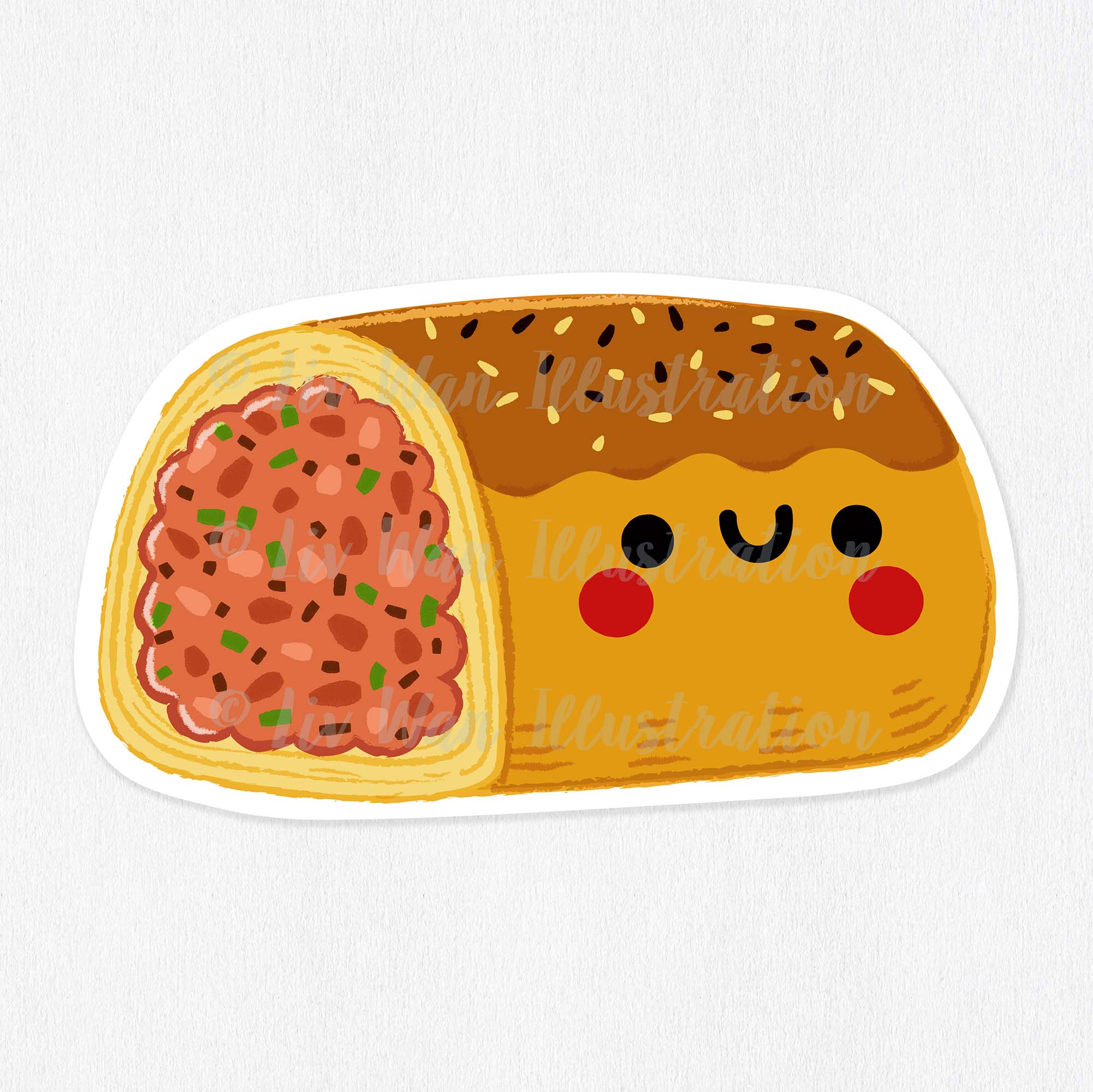 Sausage Roll Sticker