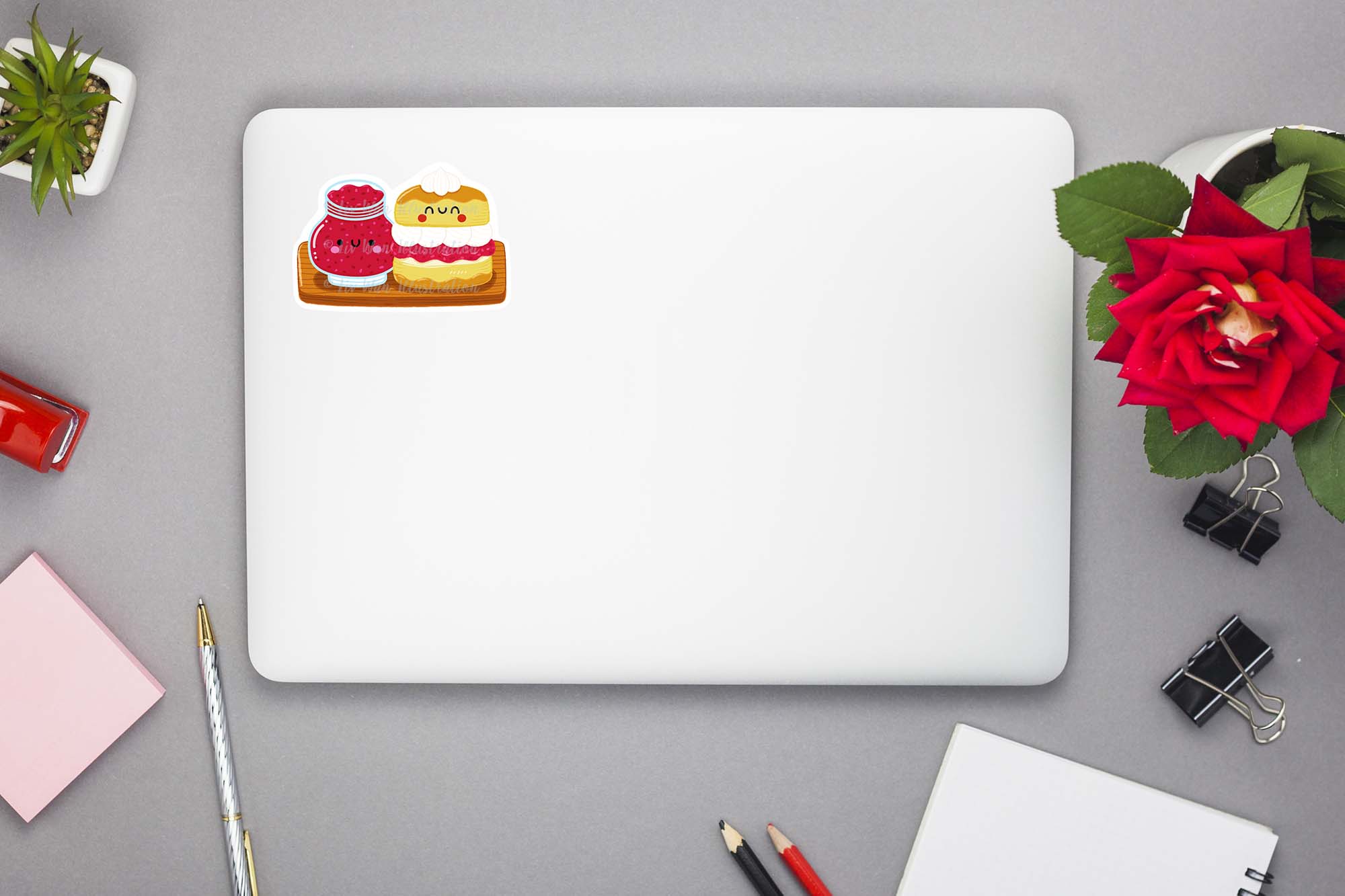 Scones and Jam Sticker