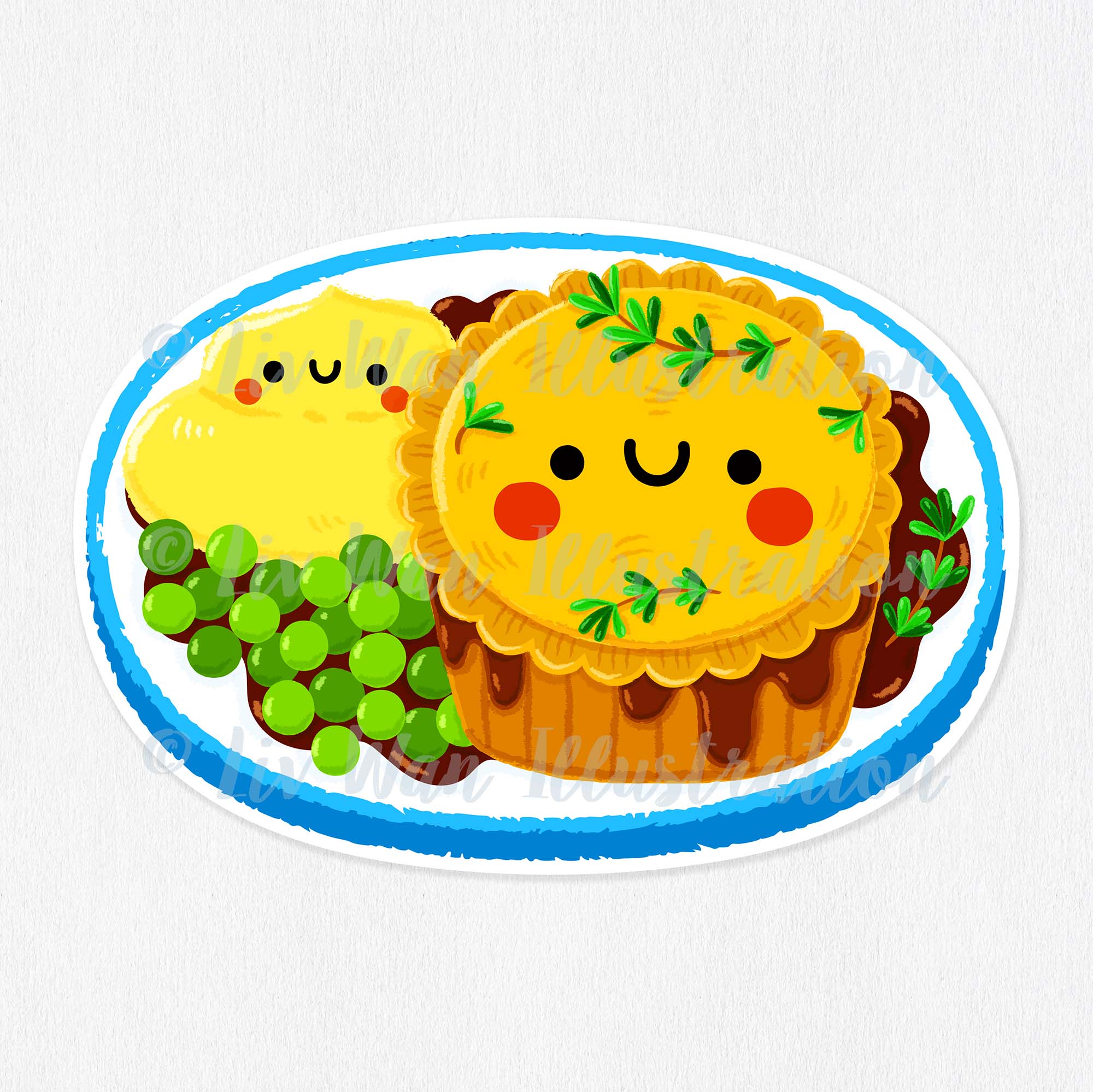 Steak and Ale Pie Sticker