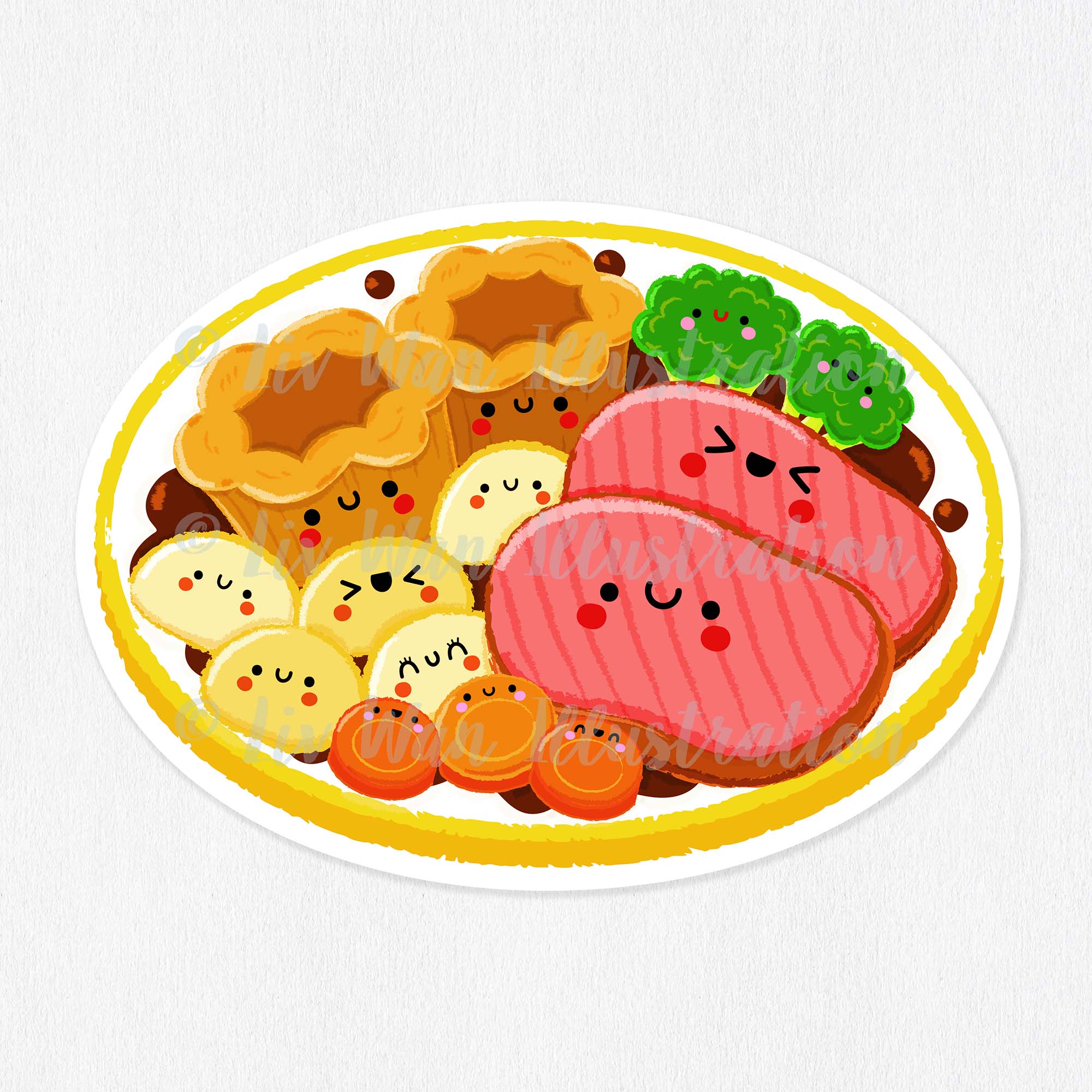 Sunday Roast Sticker