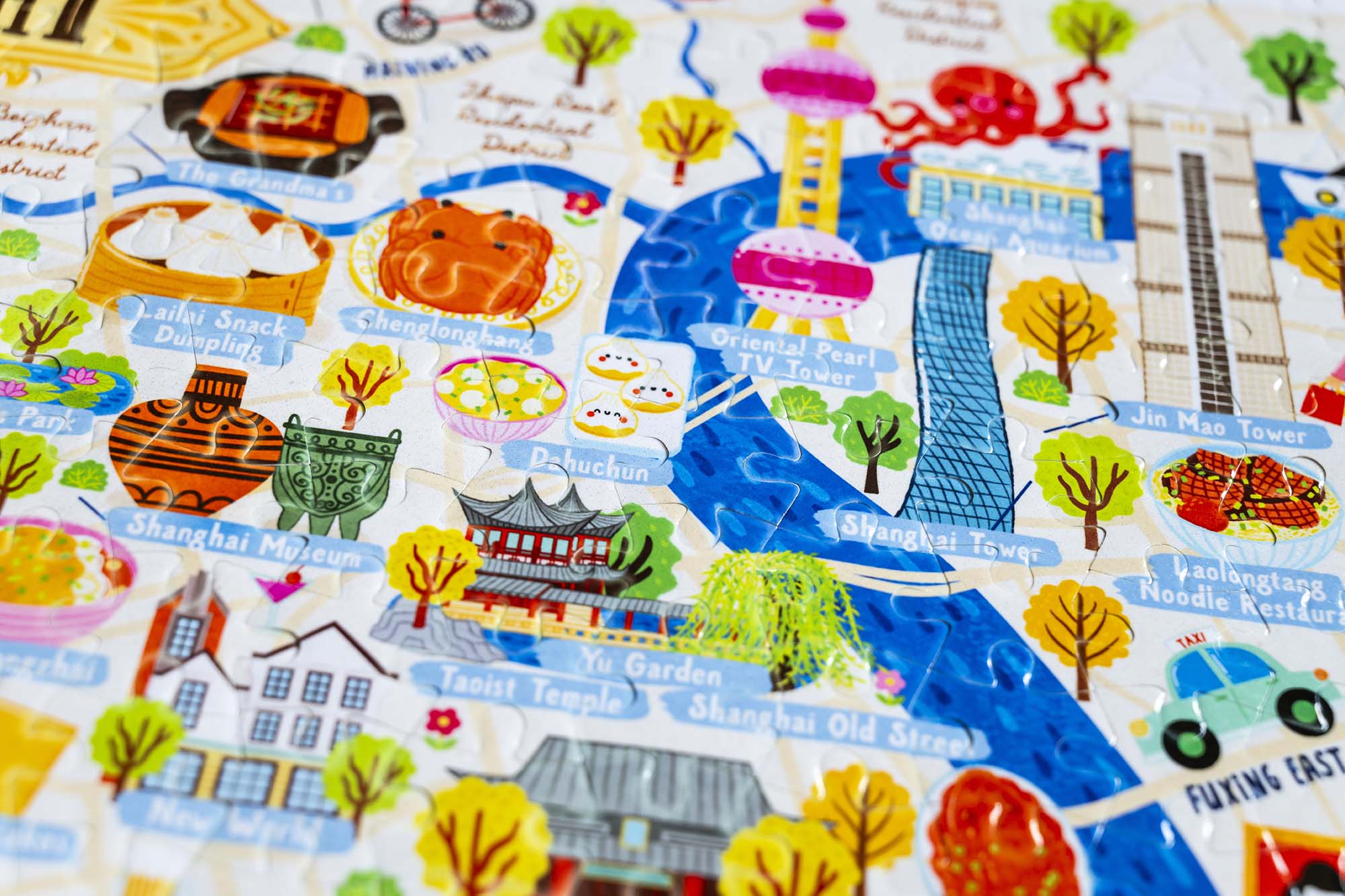 Shanghai map puzzle