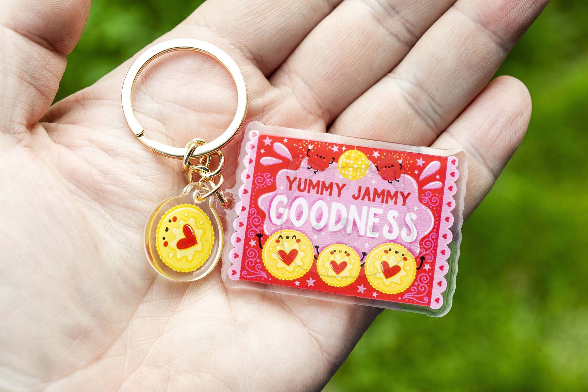 jammy dodgers keychain